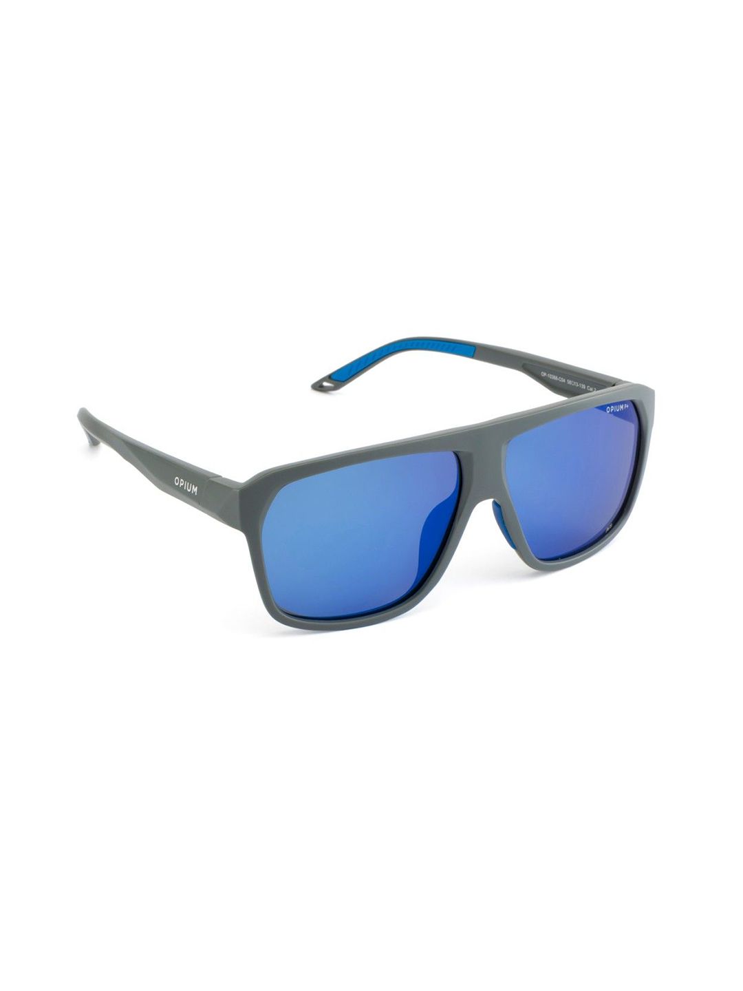 Buy OPIUM Men Shield Blue Polarized & Uv Protection Sunglass OP