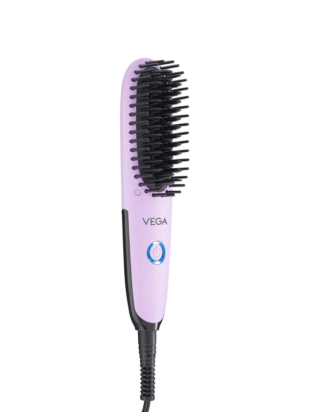 VEGA VHSB-05 Go Mini Hair Straightener Brush with Thermoprotect Technology - Purple