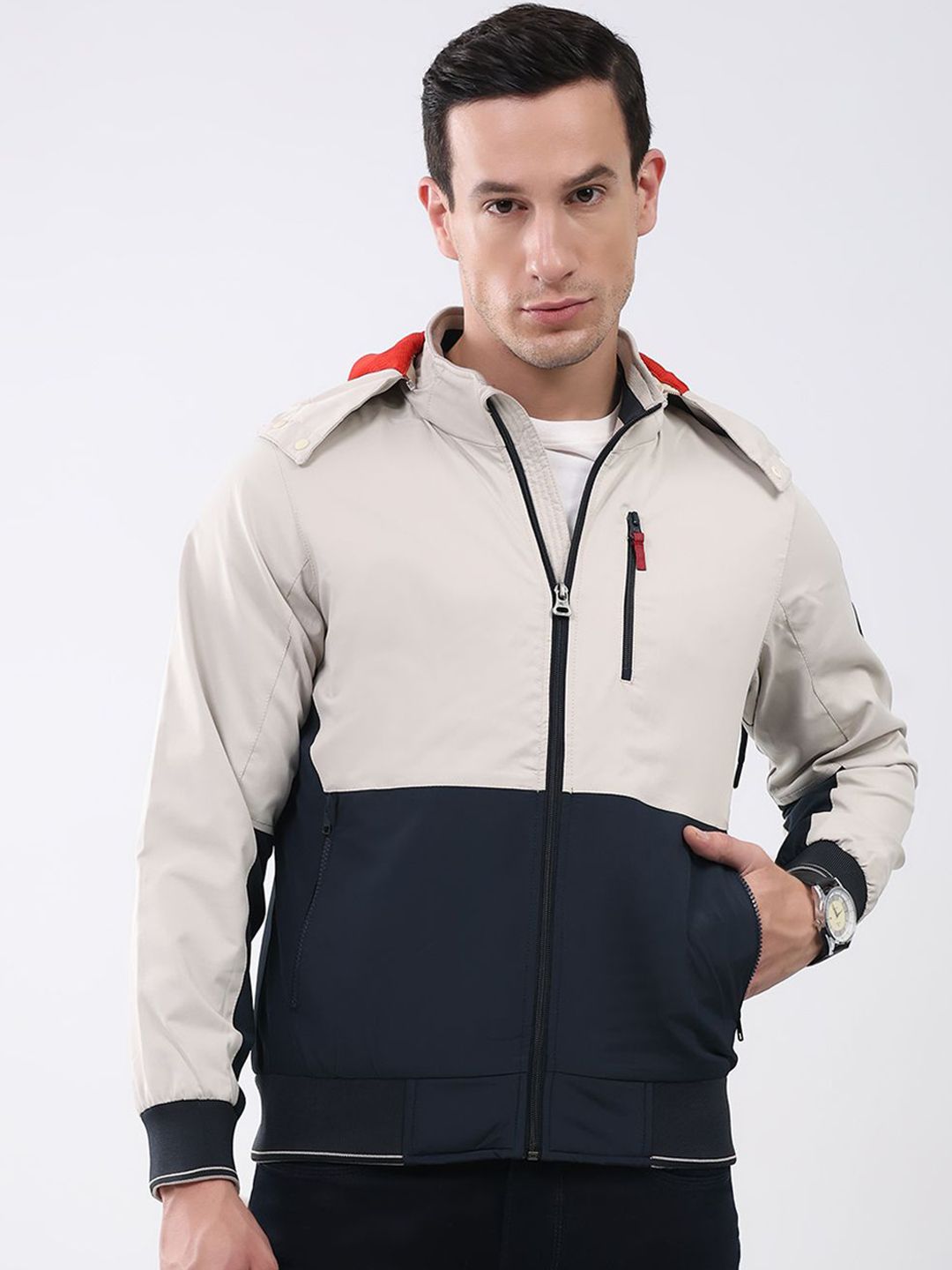 Monte Carlo Colorblocked Puffer Jacket