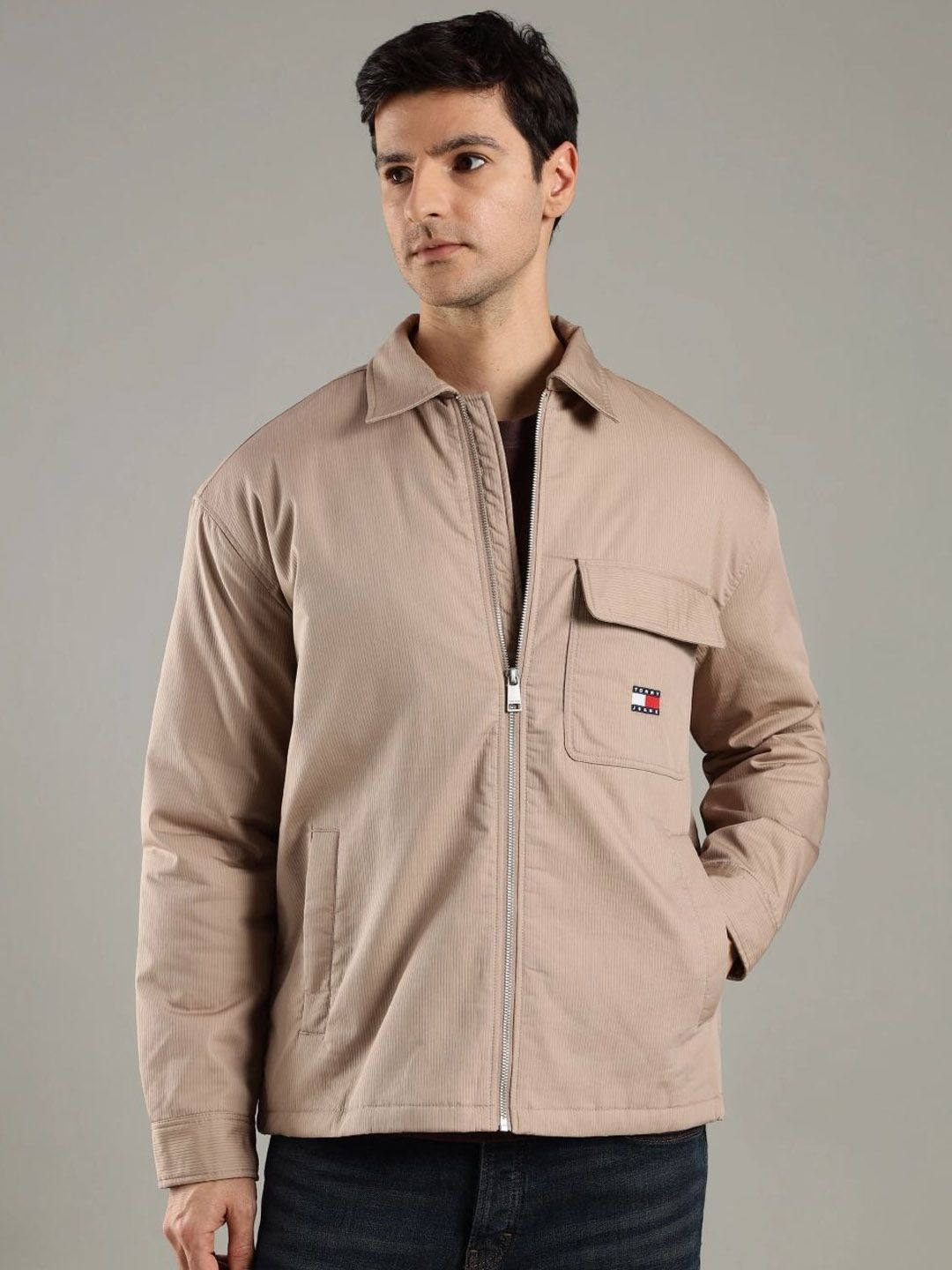 Tommy Hilfiger Oversized Open Front Jacket