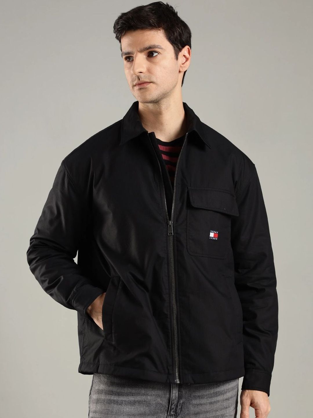 Tommy Hilfiger Oversized Open Front Jacket