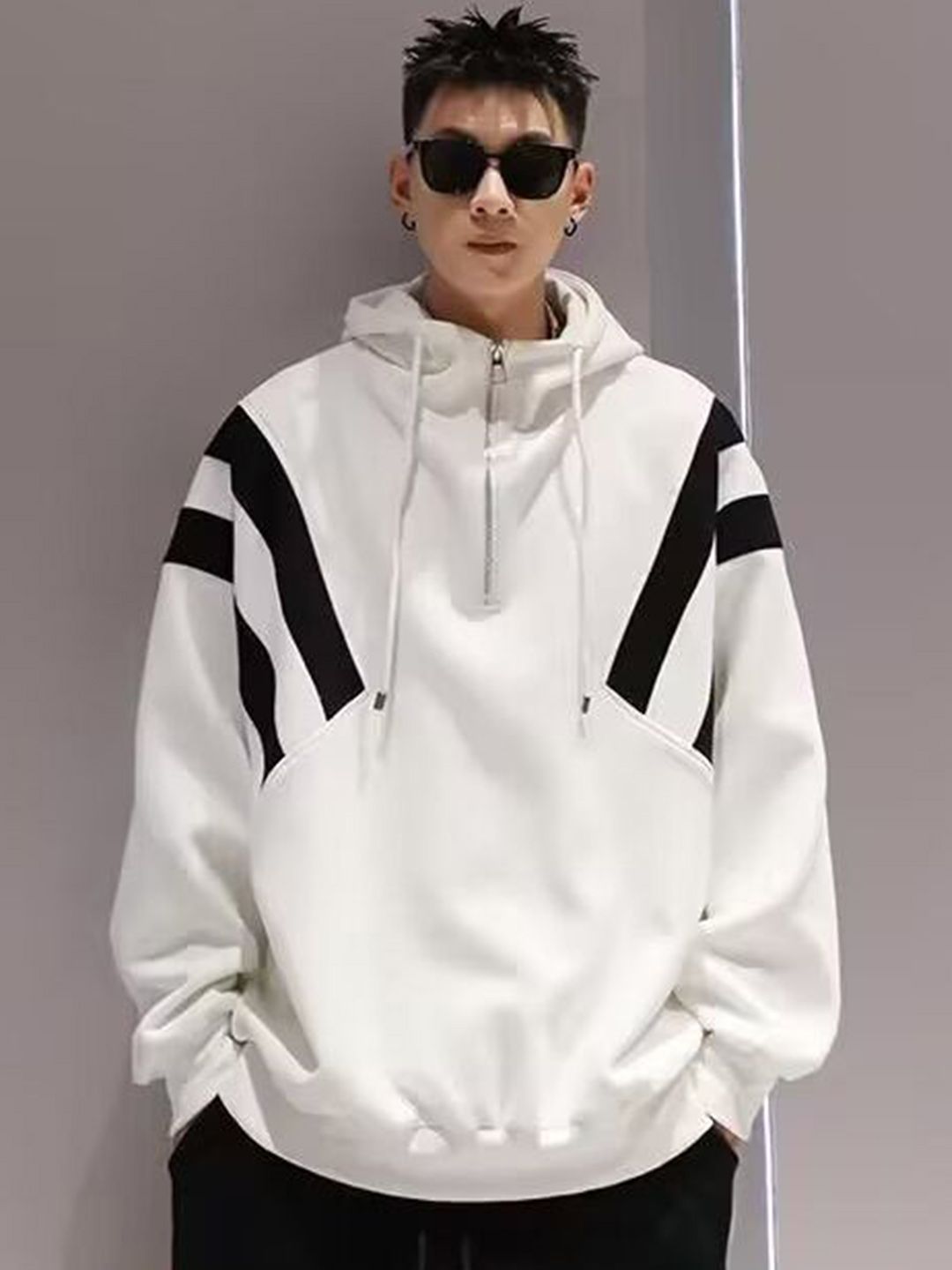 StyleCast x Revolte Men Hooded Long Sleeves Sweatshirt
