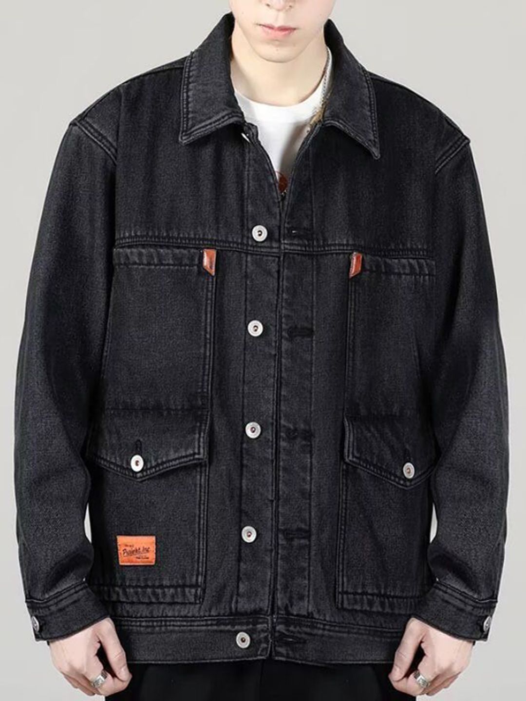 StyleCast x Revolte Men Windcheater Outdoor Jacket with Patchwork