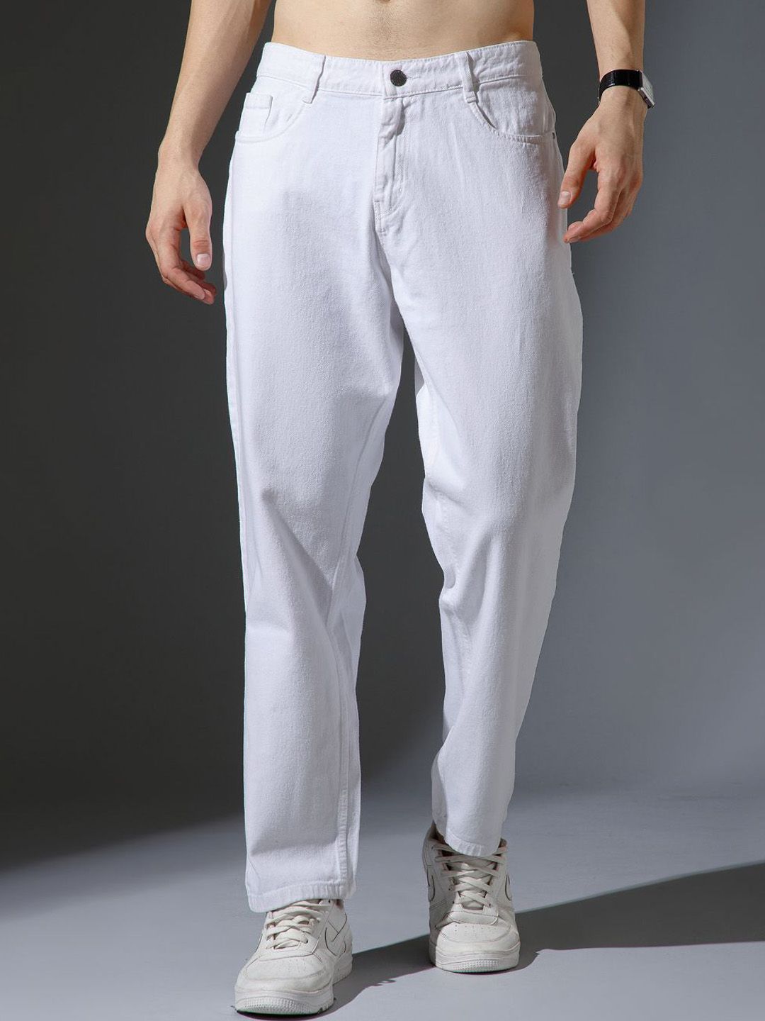 STUDIO NEXX Men Loose Fit Mid-Rise Jeans
