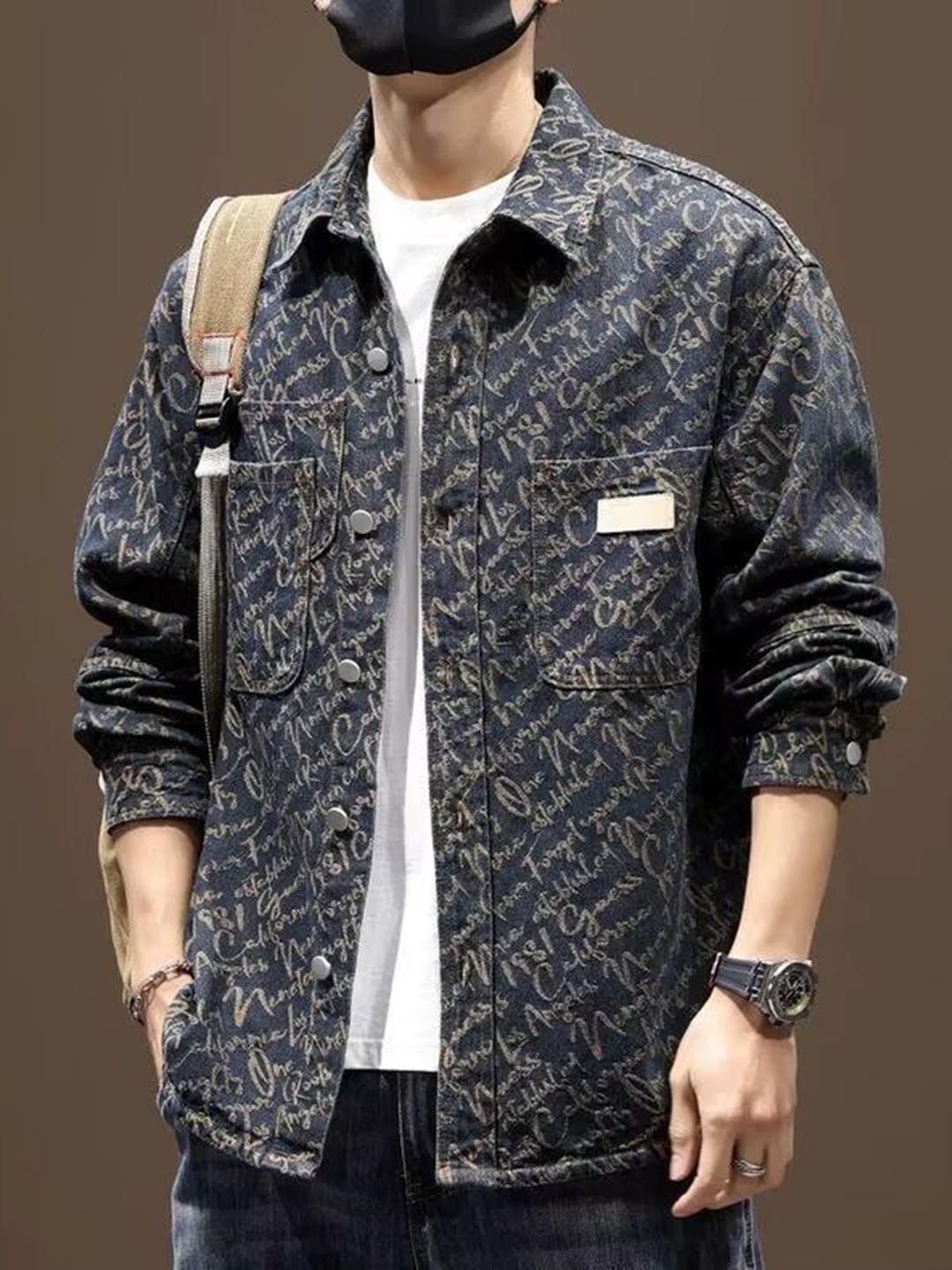 StyleCast x Revolte Men Spread Collar Outdoor Tailored Jacket