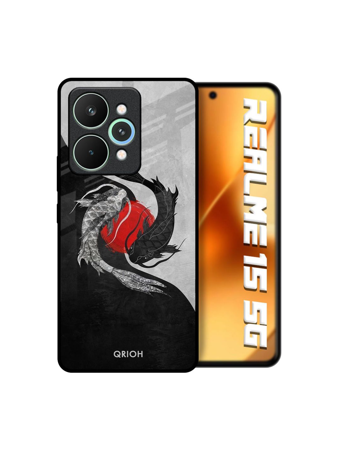 QRIOH Unisex Realme 15 5G Japanese Art Impact Resistant Back Case