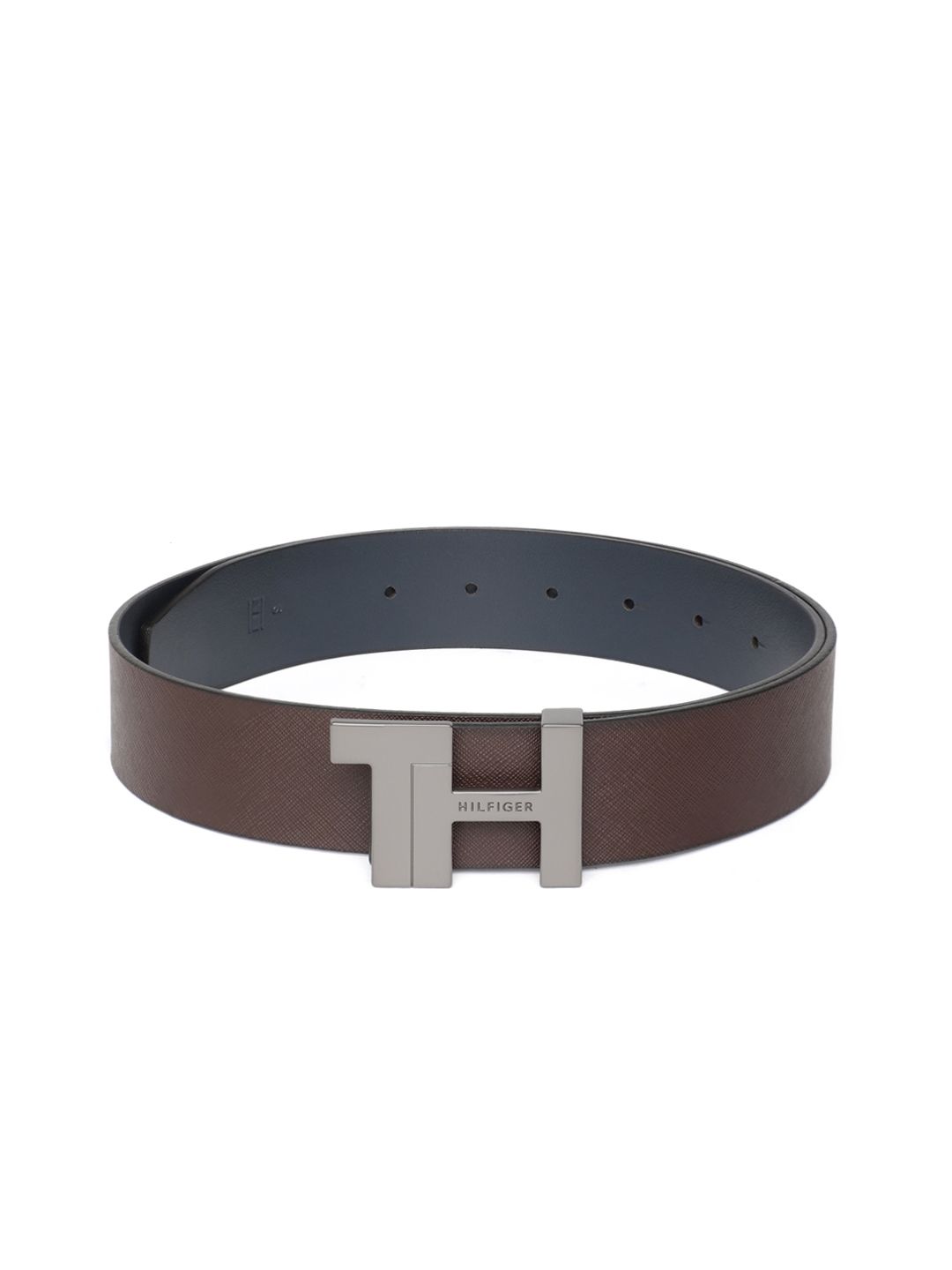 Tommy Hilfiger Men Textured Leather Reversible Formal Belt