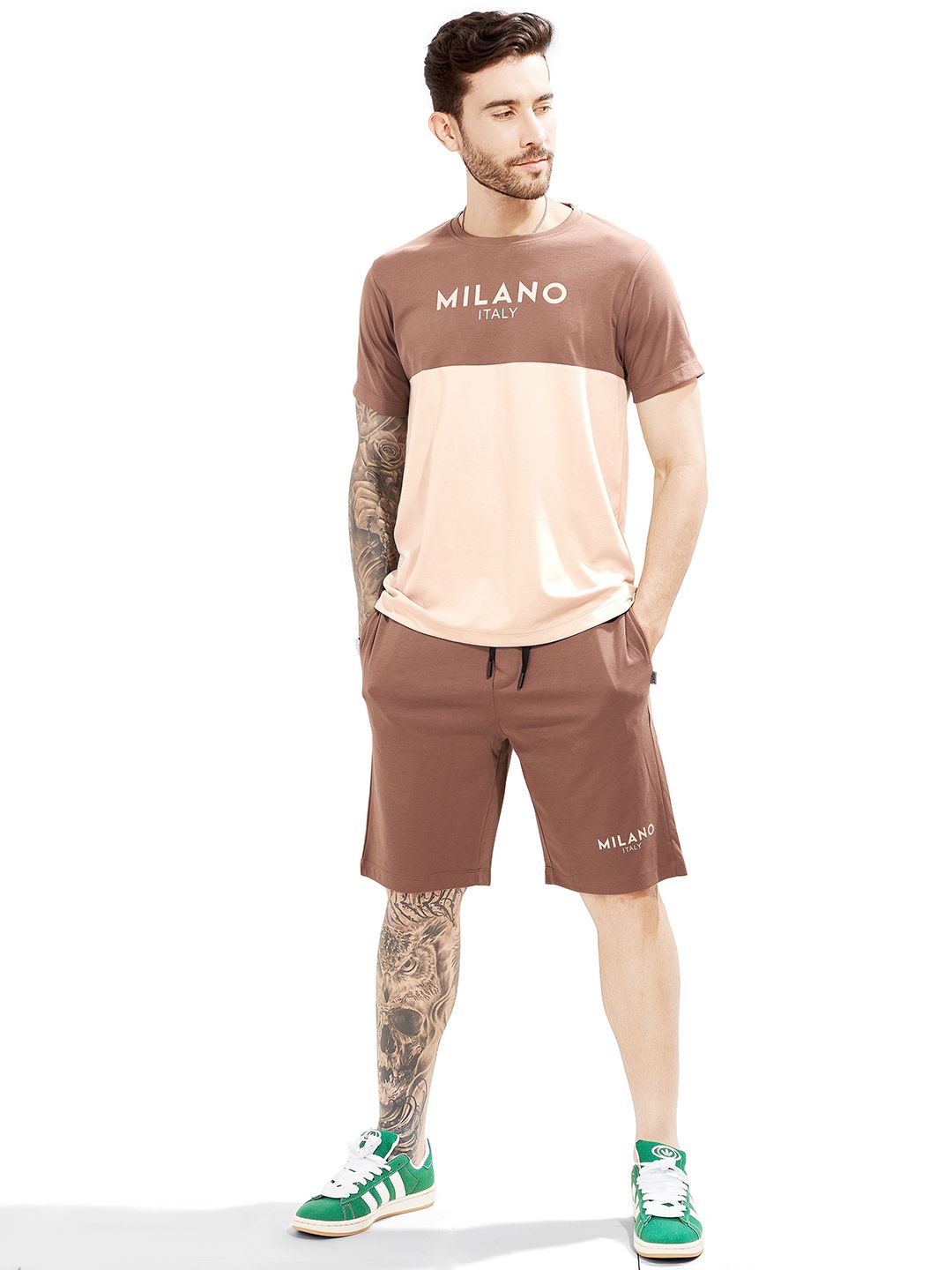 WEET Printed Pure Cotton T-shirt With Shorts Co-Ords