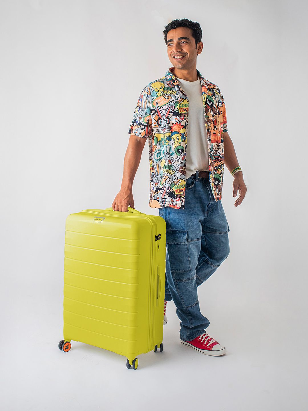 Buy Nasher Miles Vienna Polypropylene Large Cool Mint Trolley Bag