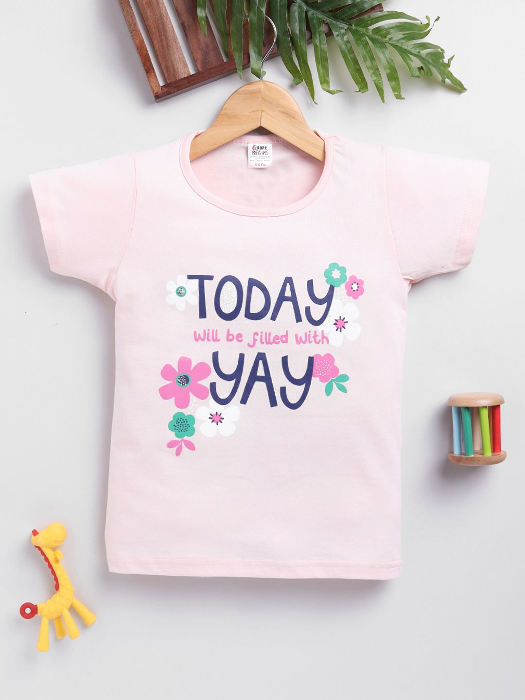 Here&Now X Game Begins Girls Graphic Printed T-shirt