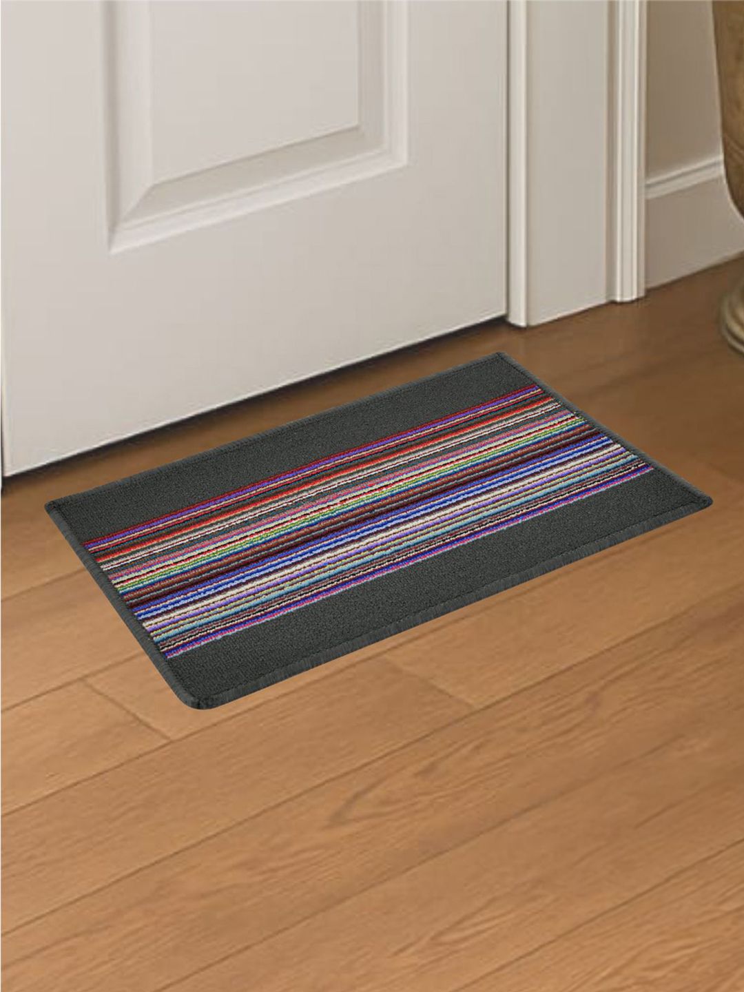 DREAM WEAVERZ GreyHeavy Duty Tufted 1 Pc Door Mat for Home & Office Dark