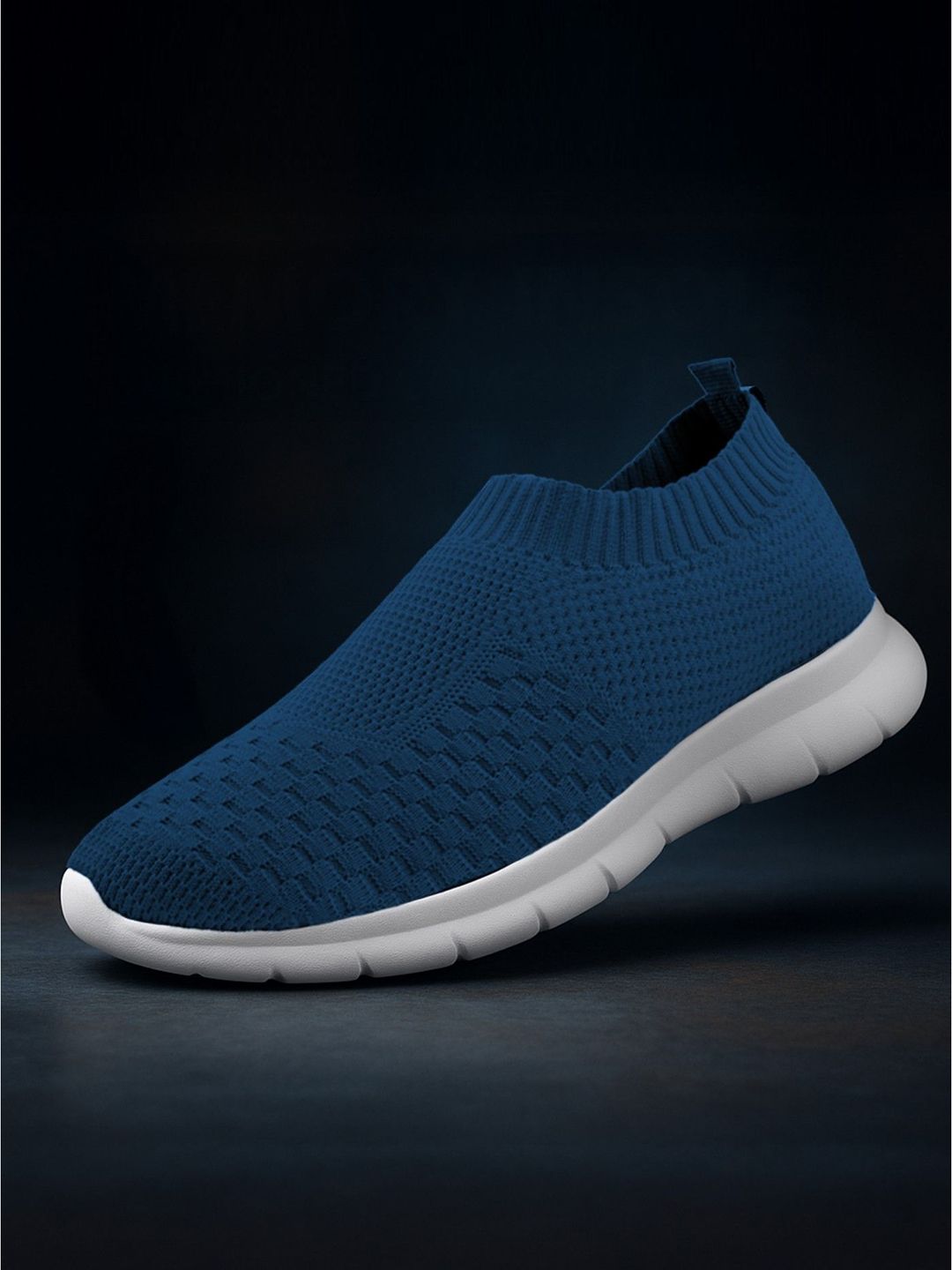 KRAASA Men Textile Running Lightweight Slip-On Non-Marking Shoes