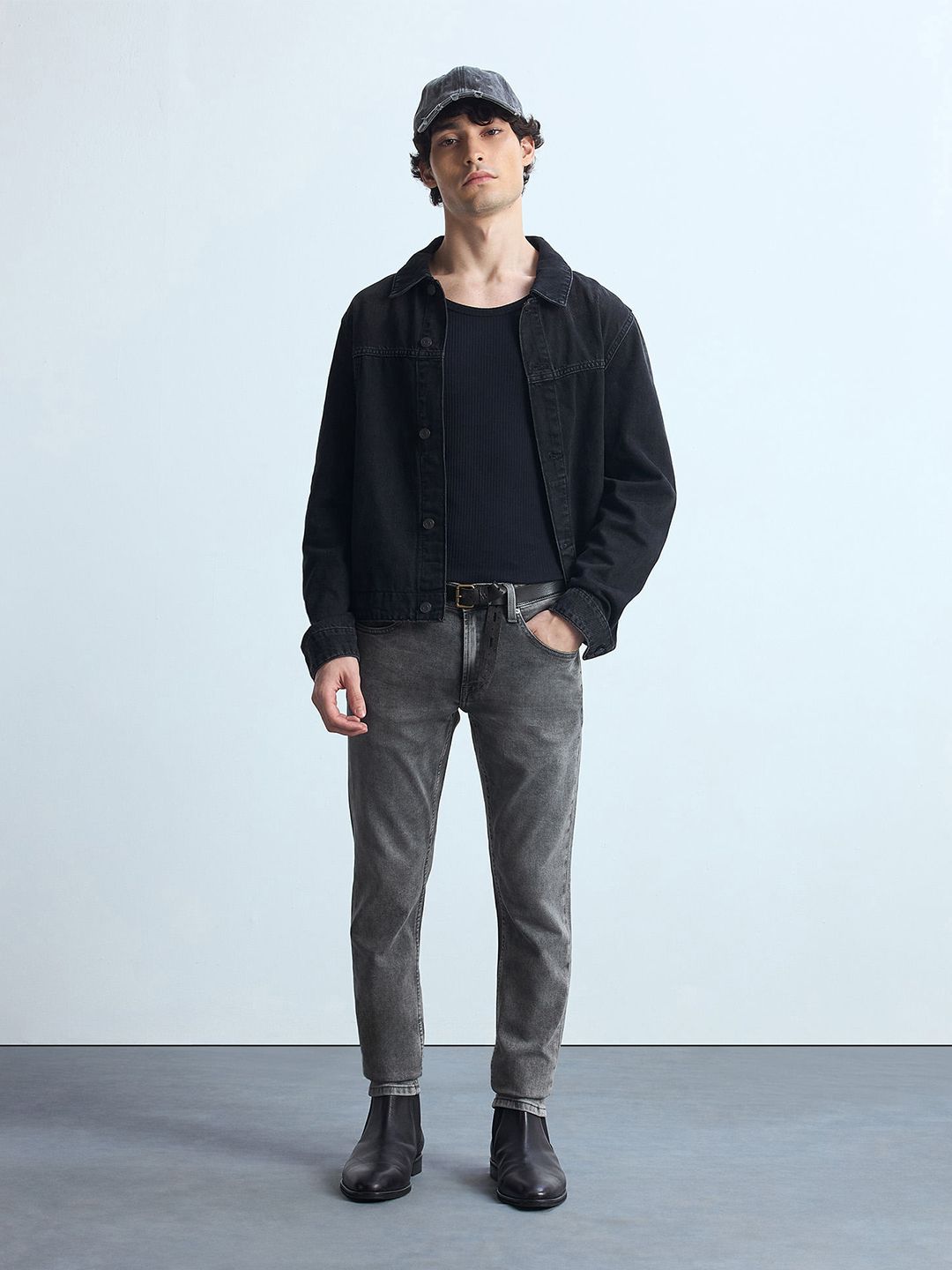 Flying Machine Men Skinny Fit Mid-Rise Clean Look Stretchable Jeans