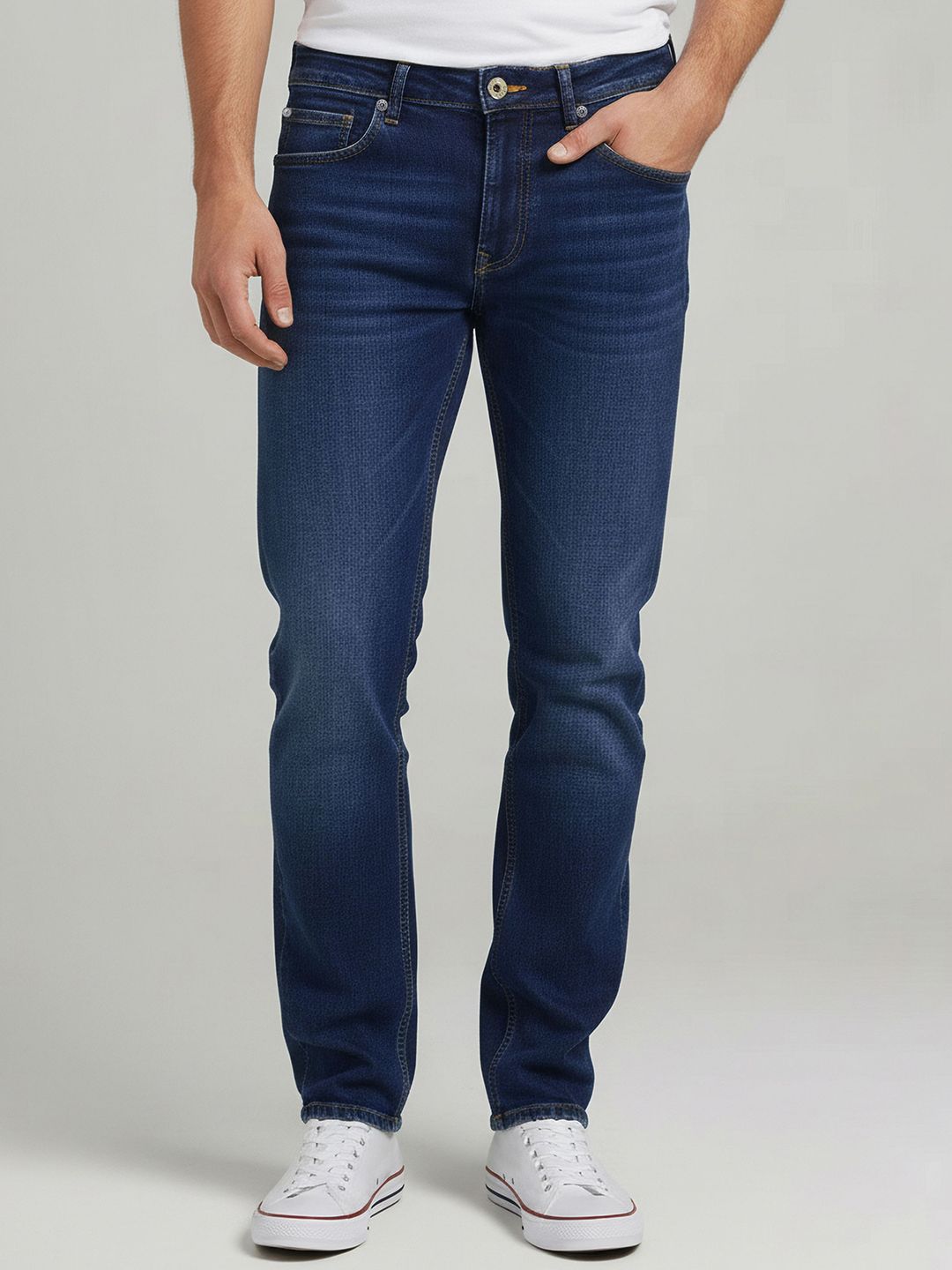 Celio Men Jean Bootcut Mid-Rise Light Fade Jeans