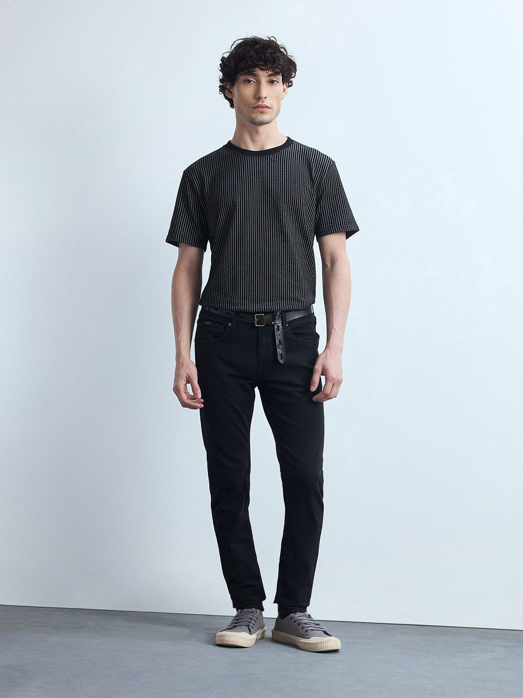 Flying Machine Men Skinny Fit Mid-Rise Clean Look Stretchable Jeans