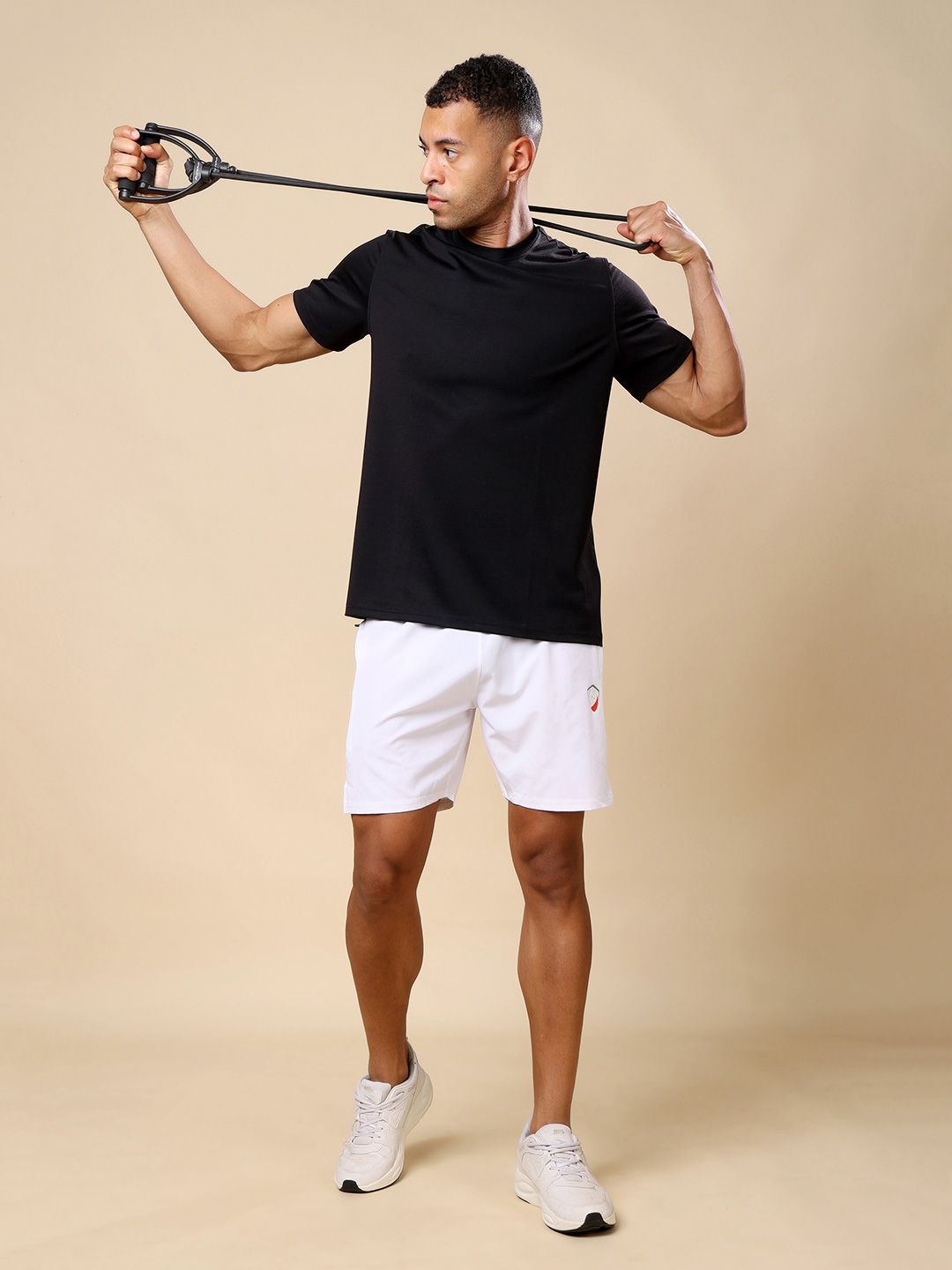 THEFITTHEORY Solid Breathable Rapid Dry Training T-shirt
