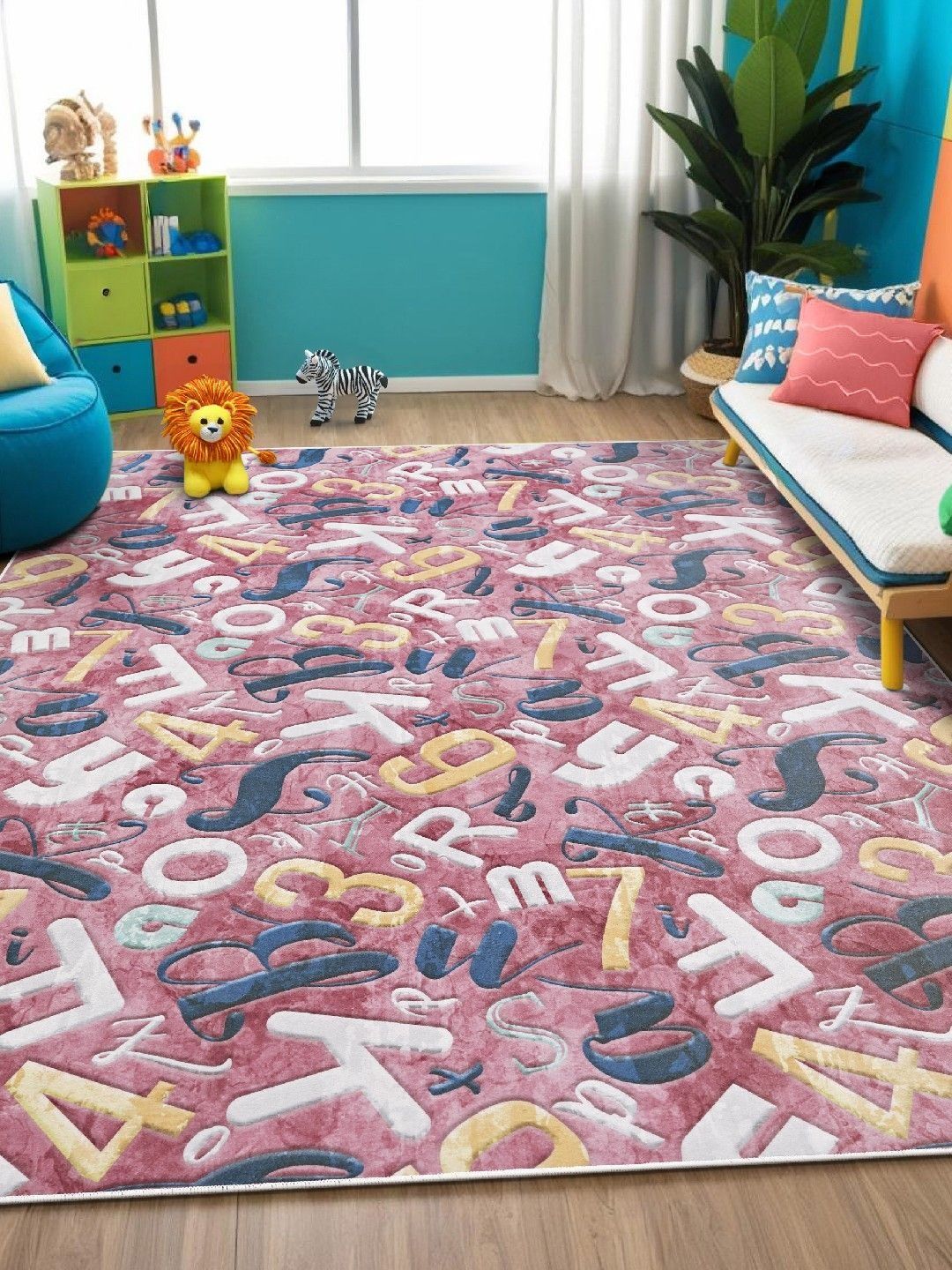 Kaleen India Kaleen India Anti-Skid Backing Washable Indoor-Outdoor Rugs