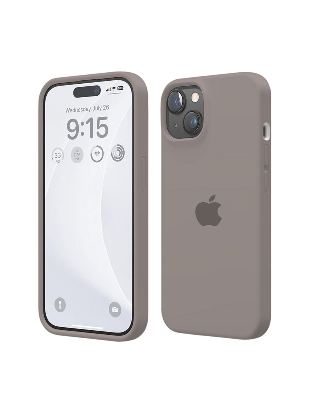 INNOPACE Unisex iPhone 13 Solid Sleek Grip Scratch & Impact Resistant Back Case