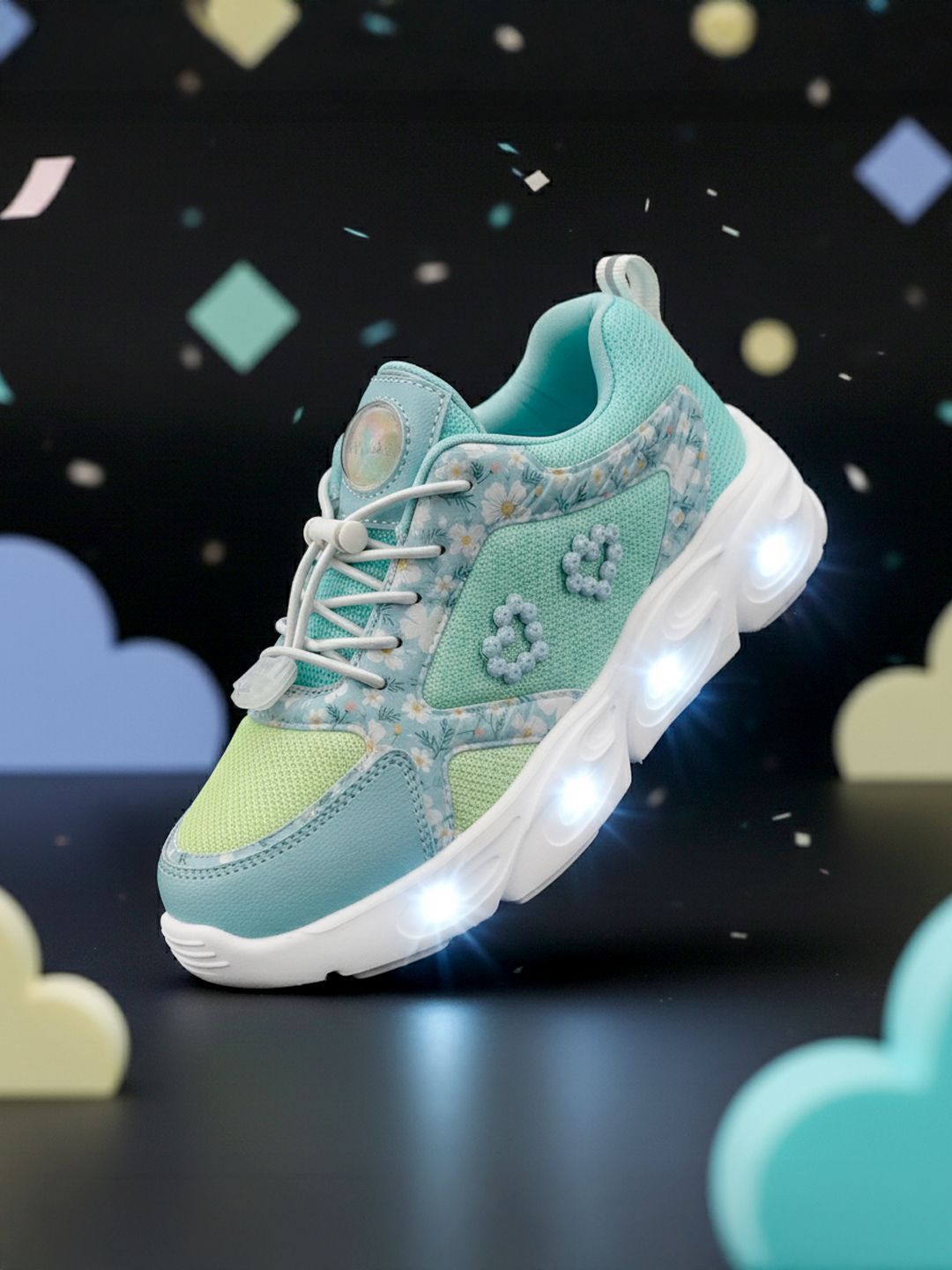 Hopits Girls Printed Sneakers