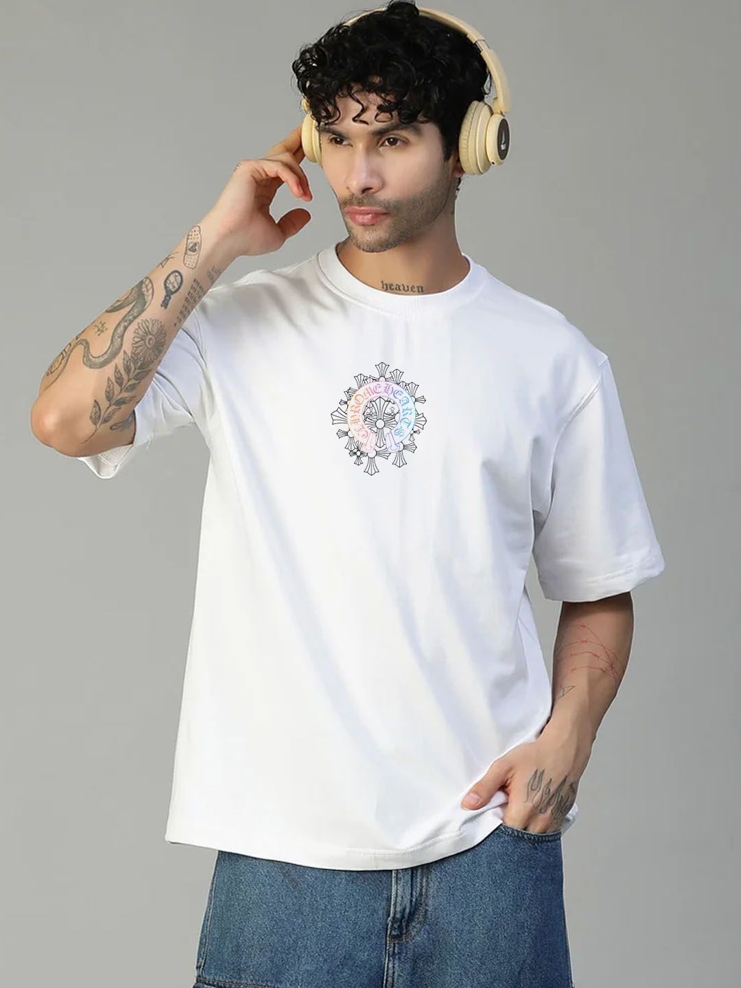 Moda Rapido Men Printed Pure Cotton Bio Finish T-shirt