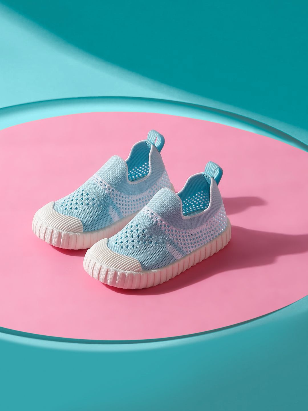ONYC Kids Perforations Slip-On Sneakers