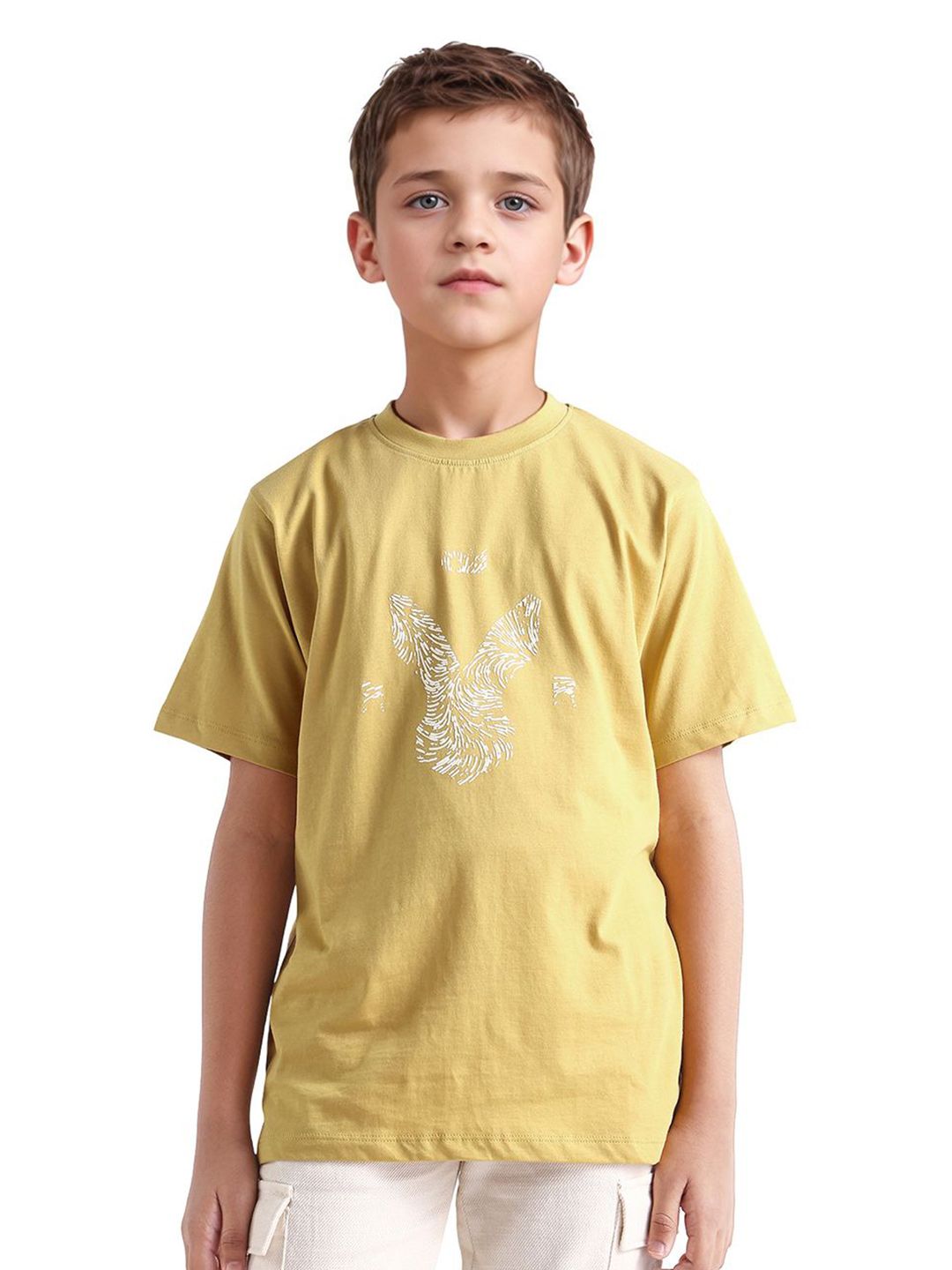 RARE ONES Boys Graphic Printed Cotton T-shirt