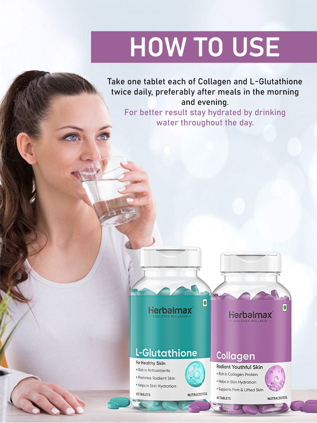 can i take glutathione twice a day Page 1 - Reviews - APLB, Glutathione Niacinamide, Body Lotion, 10.14 fl oz  (300 ml) main image 0