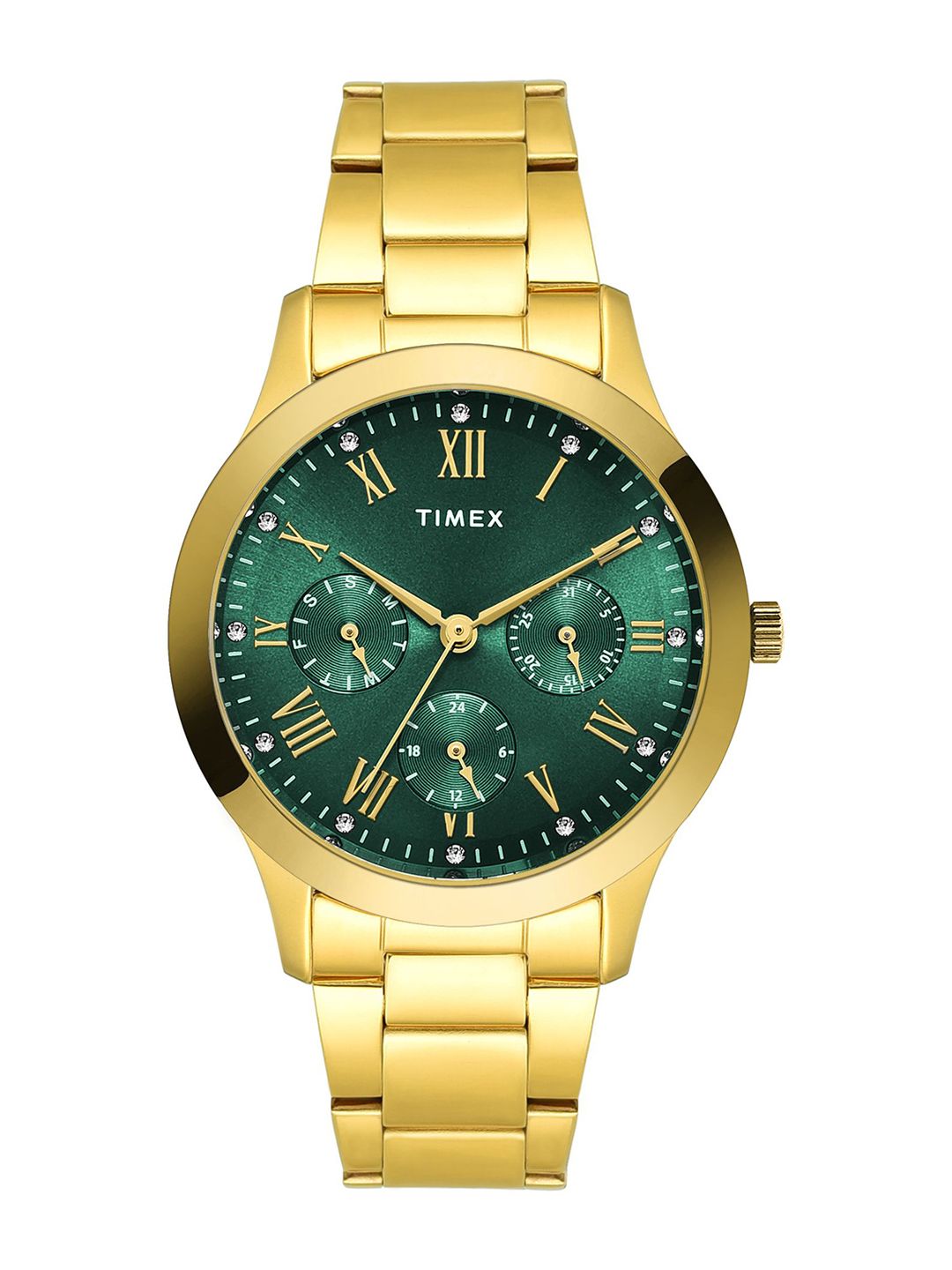 Buy Timex Trendline Round 21mm Green Dial Analog Women Watch