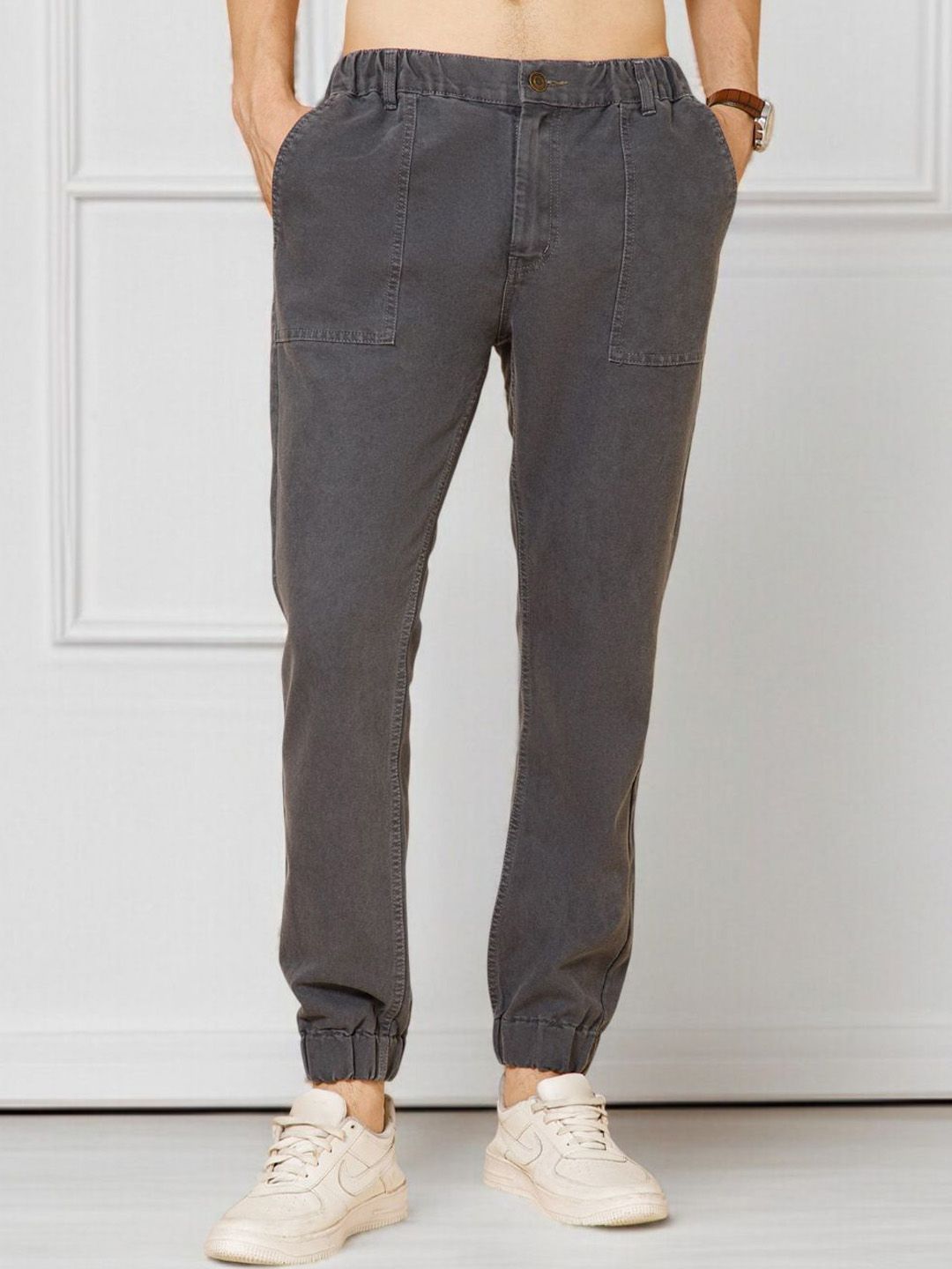R.Code by The Roadster Life Co. R.Code by The Roadster Life Co. Men Jogger Elasticated Waistband Mid-Rise Jogger Jeans