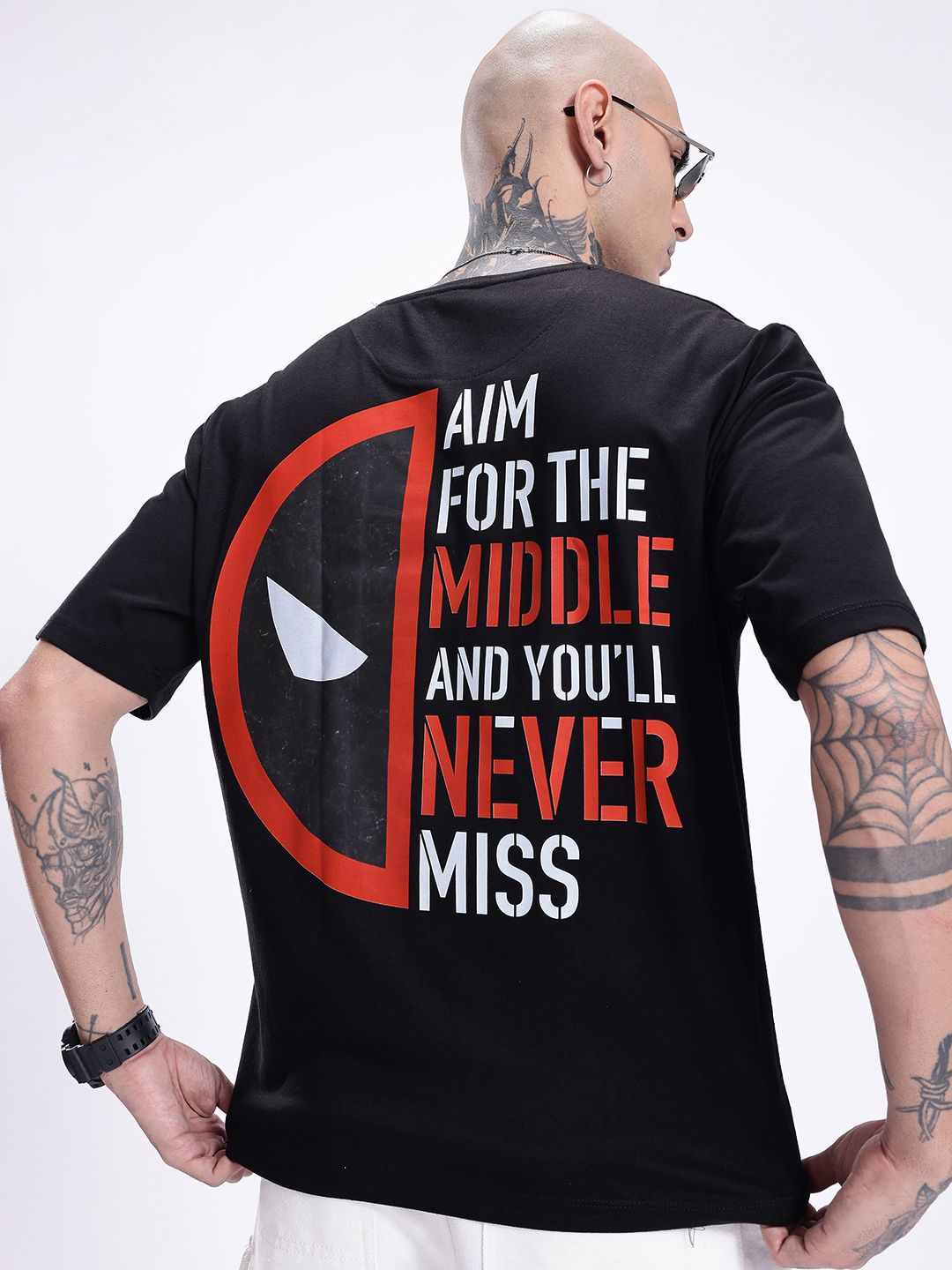 Kook N Keech Marvel Printed Drop-Shoulder Sleeves Pure Cotton T-shirt