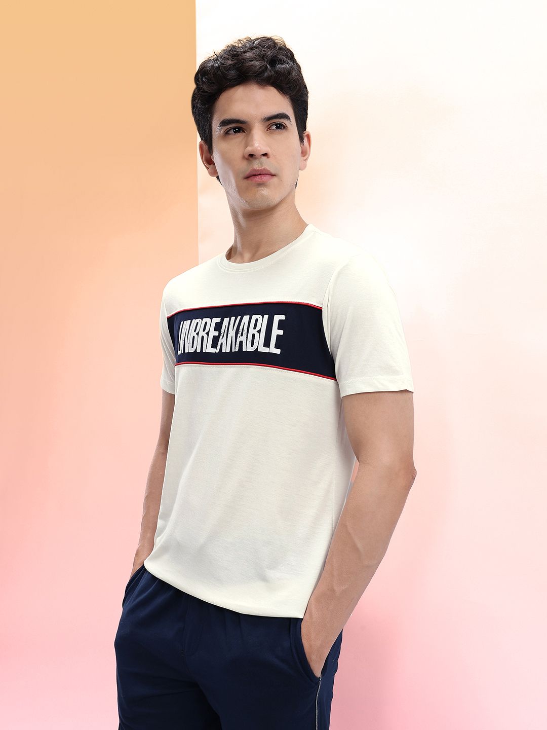 HRX by Hrithik Roshan Typography Printed T-shirt