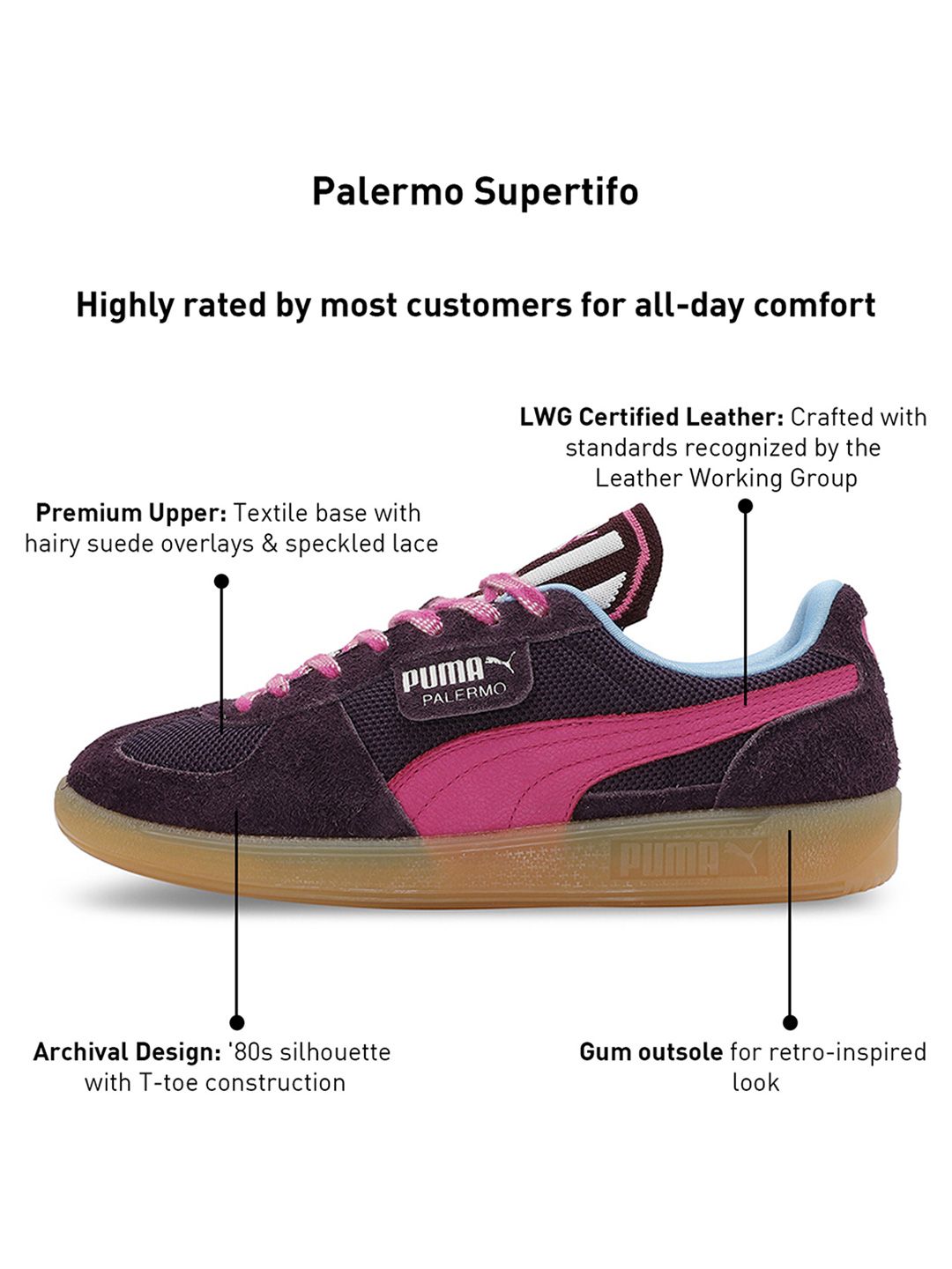 Buy Puma Palermo Supertifo Sneakers - Casual Shoes for Unisex