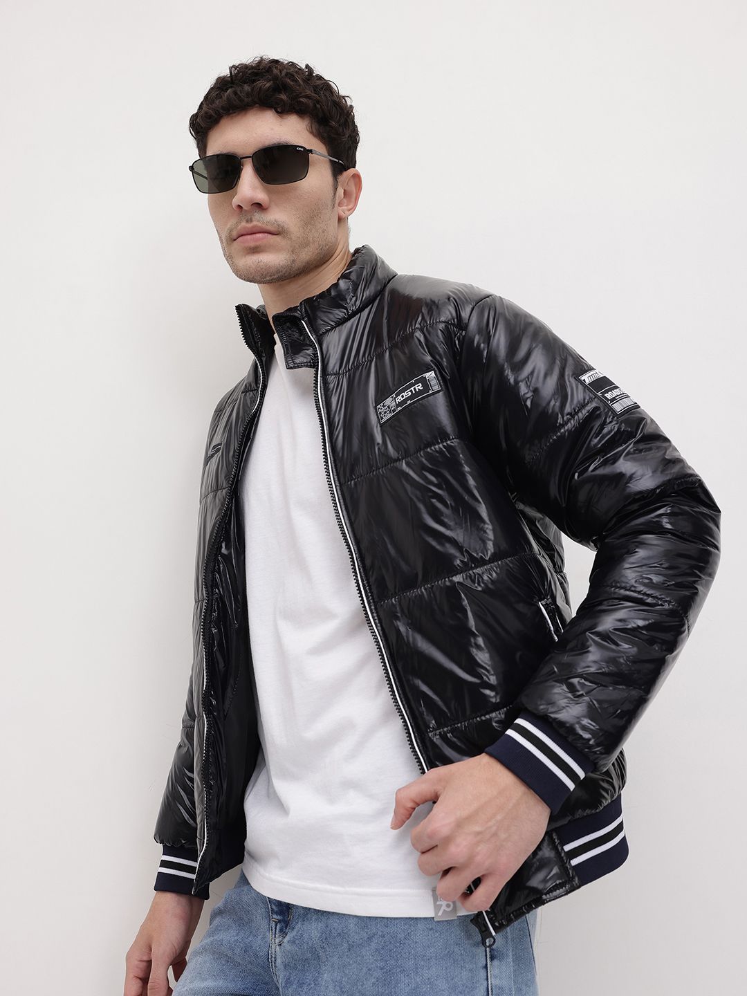 The Roadster Life Co. Mock Collar Padded Jacket