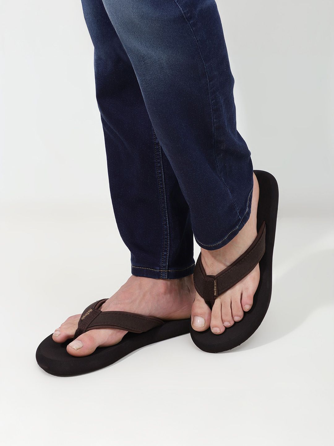 NoStrain Men Thong Flip-Flops
