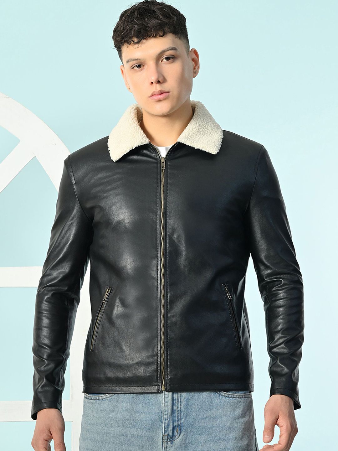 TBOJ Leather Water Resistant Leather Jacket