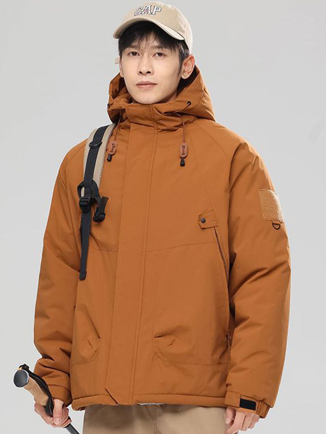 StyleCast x Revolte Men Regular Fit Casual Solid Padded Jacket