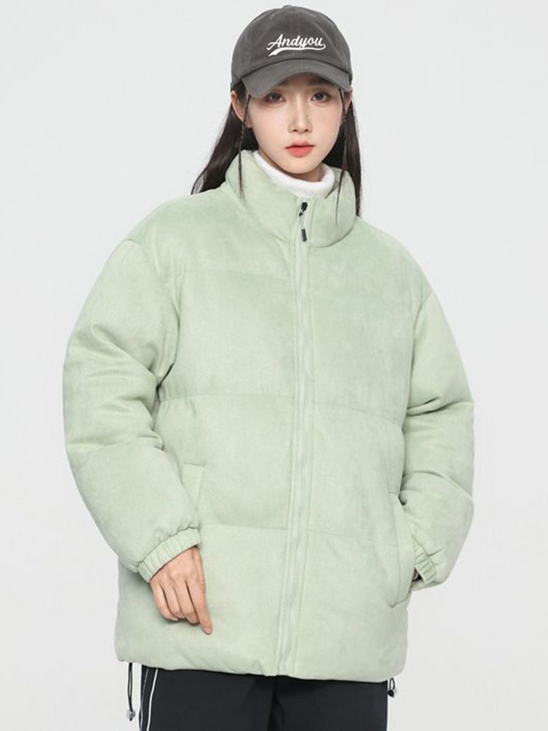 StyleCast x Revolte Men Mock Collar Regular Outdoor Padded Jacket
