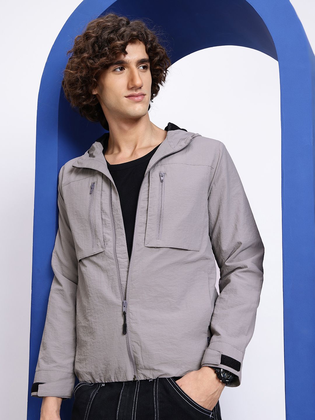 Aeropostale Hooded Tailored Jacket