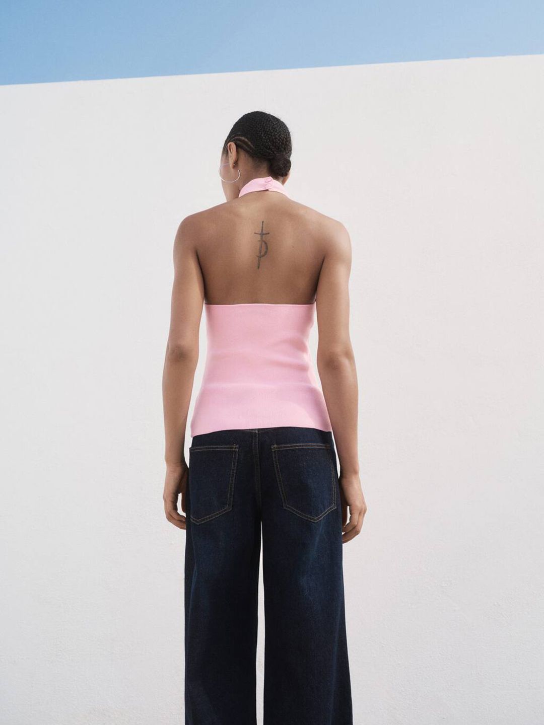 Halter Neck Fitted Top