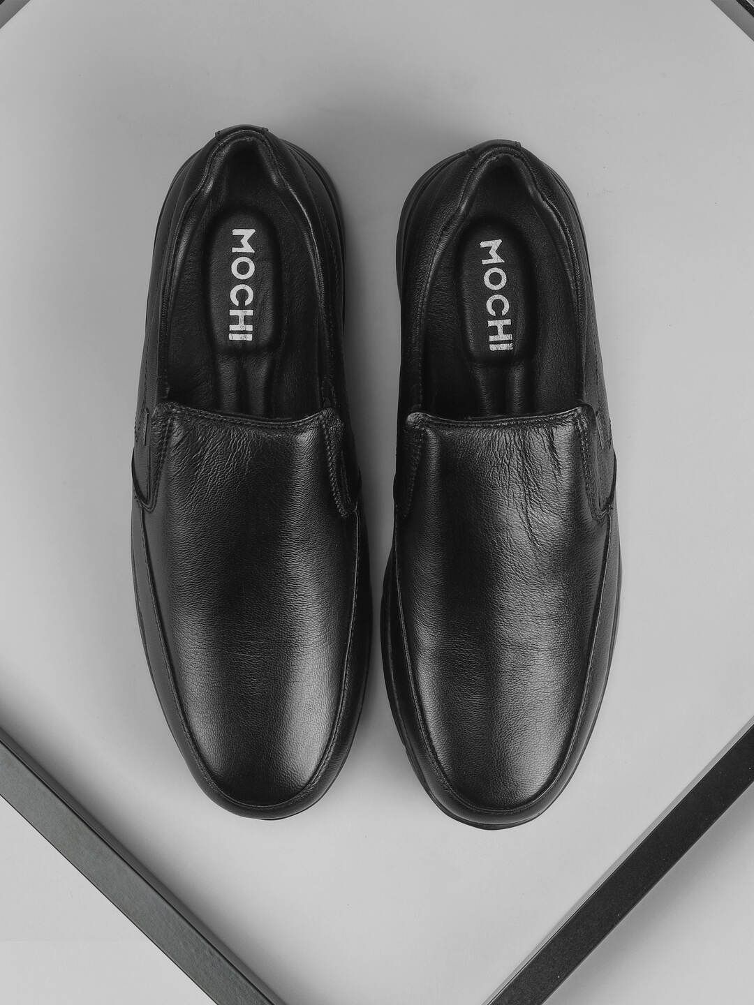 Mochi Men Leather Formal Slip-On Shoes