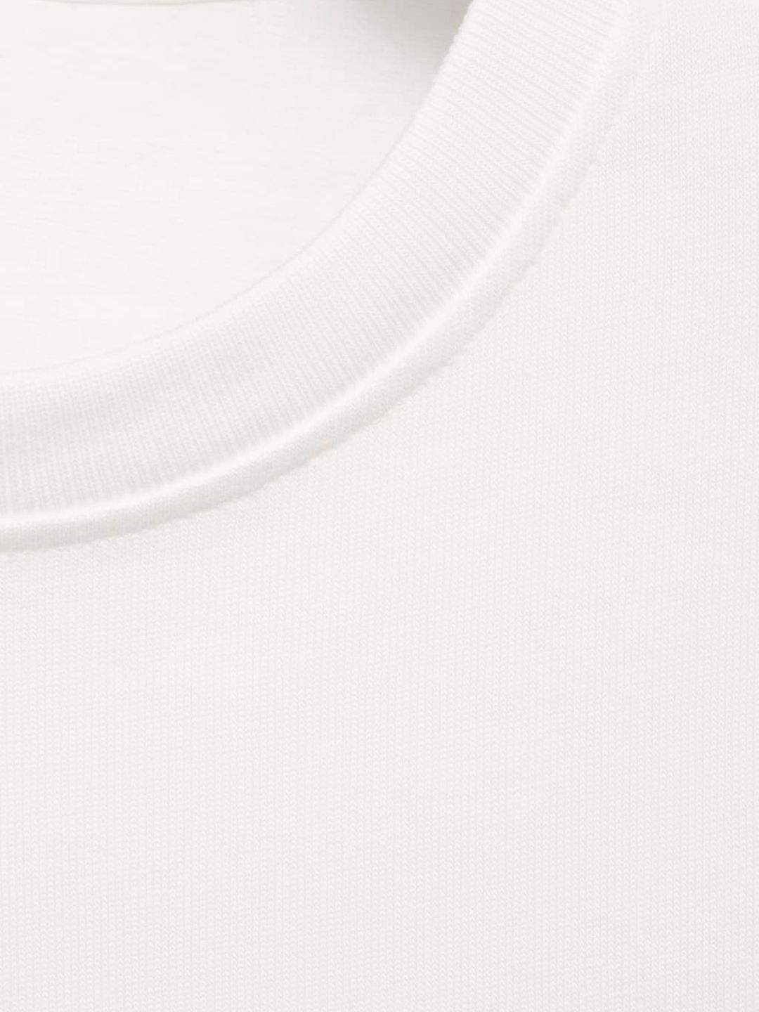 Drop-Shoulder Sleeves Pure Cotton T-shirt