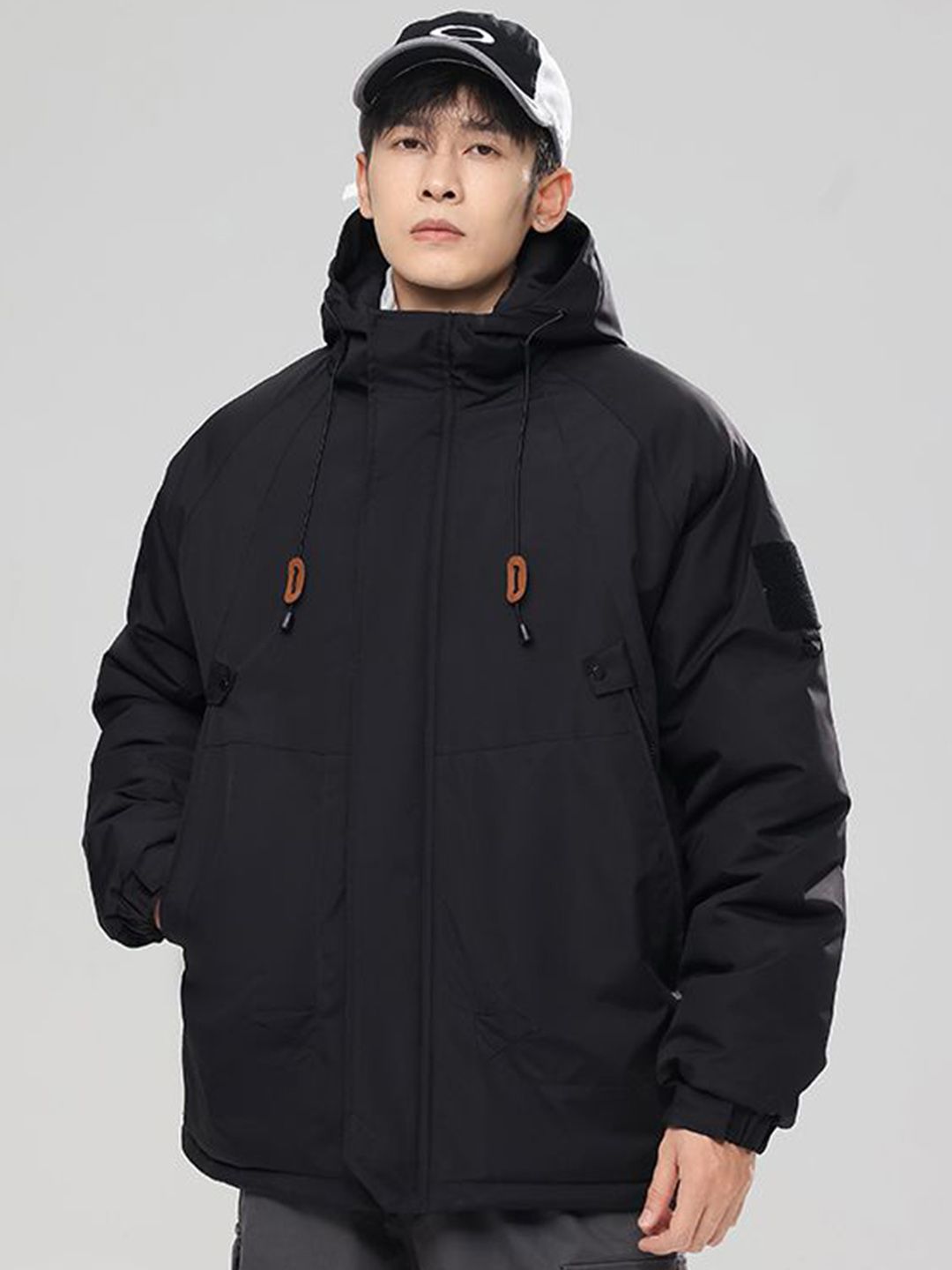 StyleCast x Revolte Men's Regular Fit Casual Solid Padded Jacket