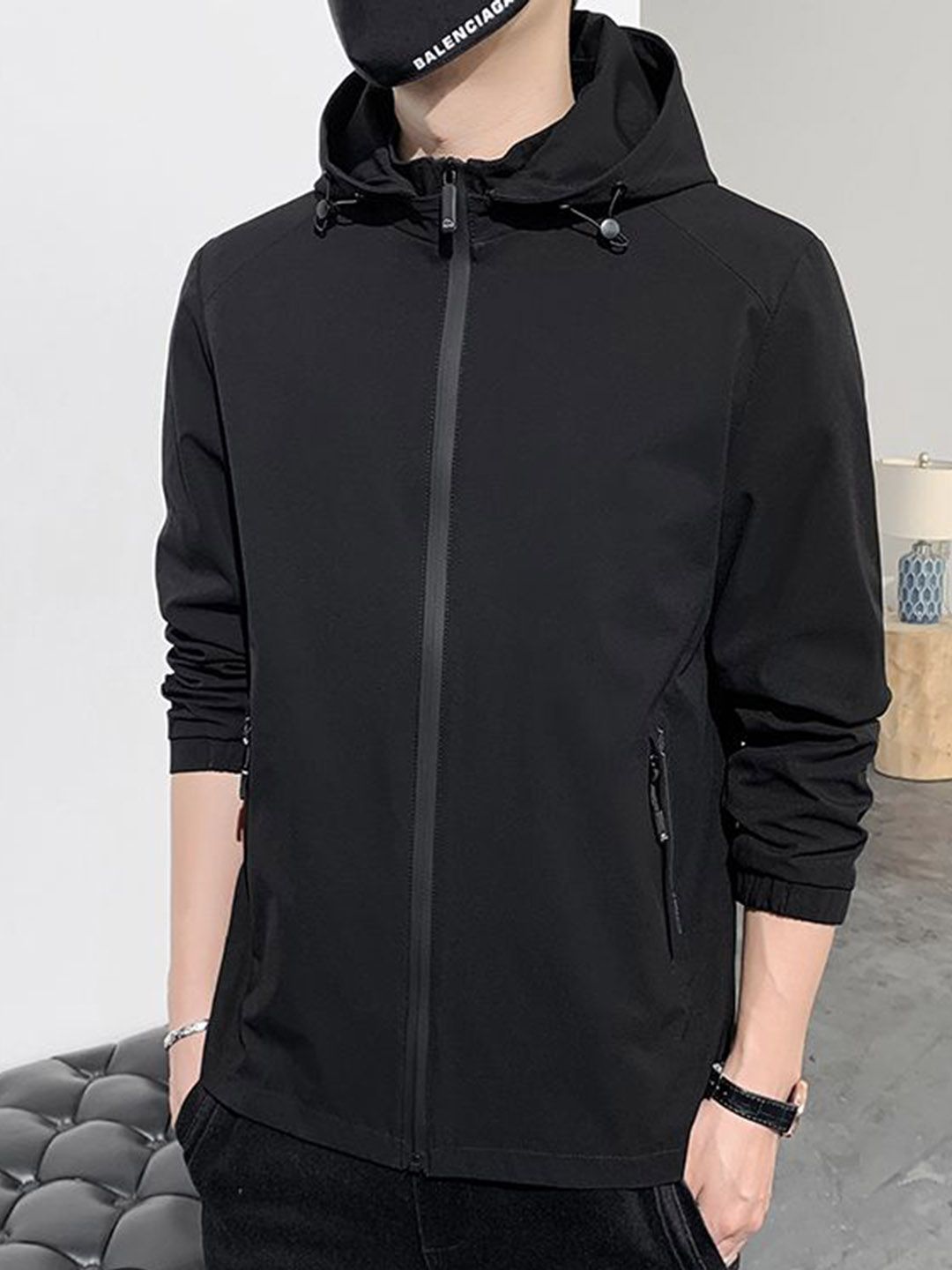 StyleCast x Revolte Men Hooded Long Sleeves Sporty Jacket