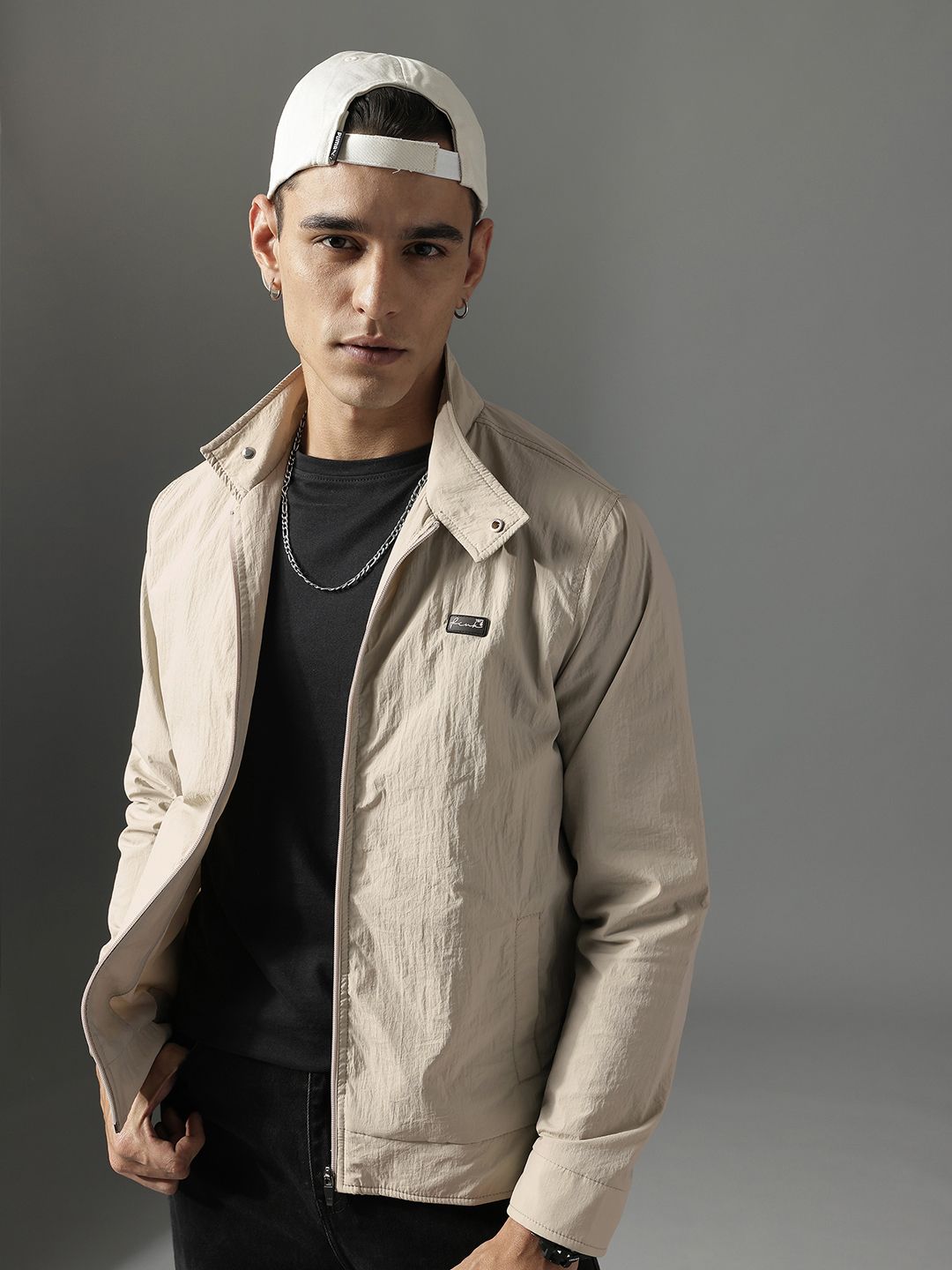 FCUK Stand Collar Tailored Jacket