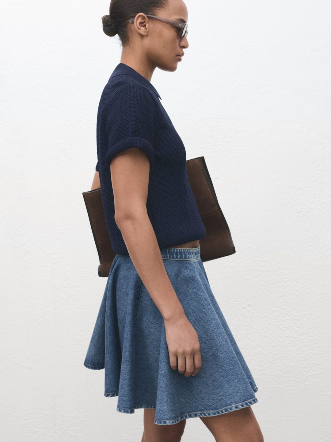 Short Denim Skirt