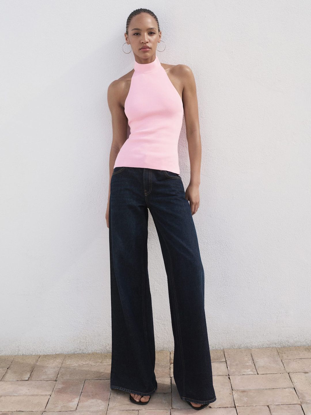 Halter Neck Fitted Top