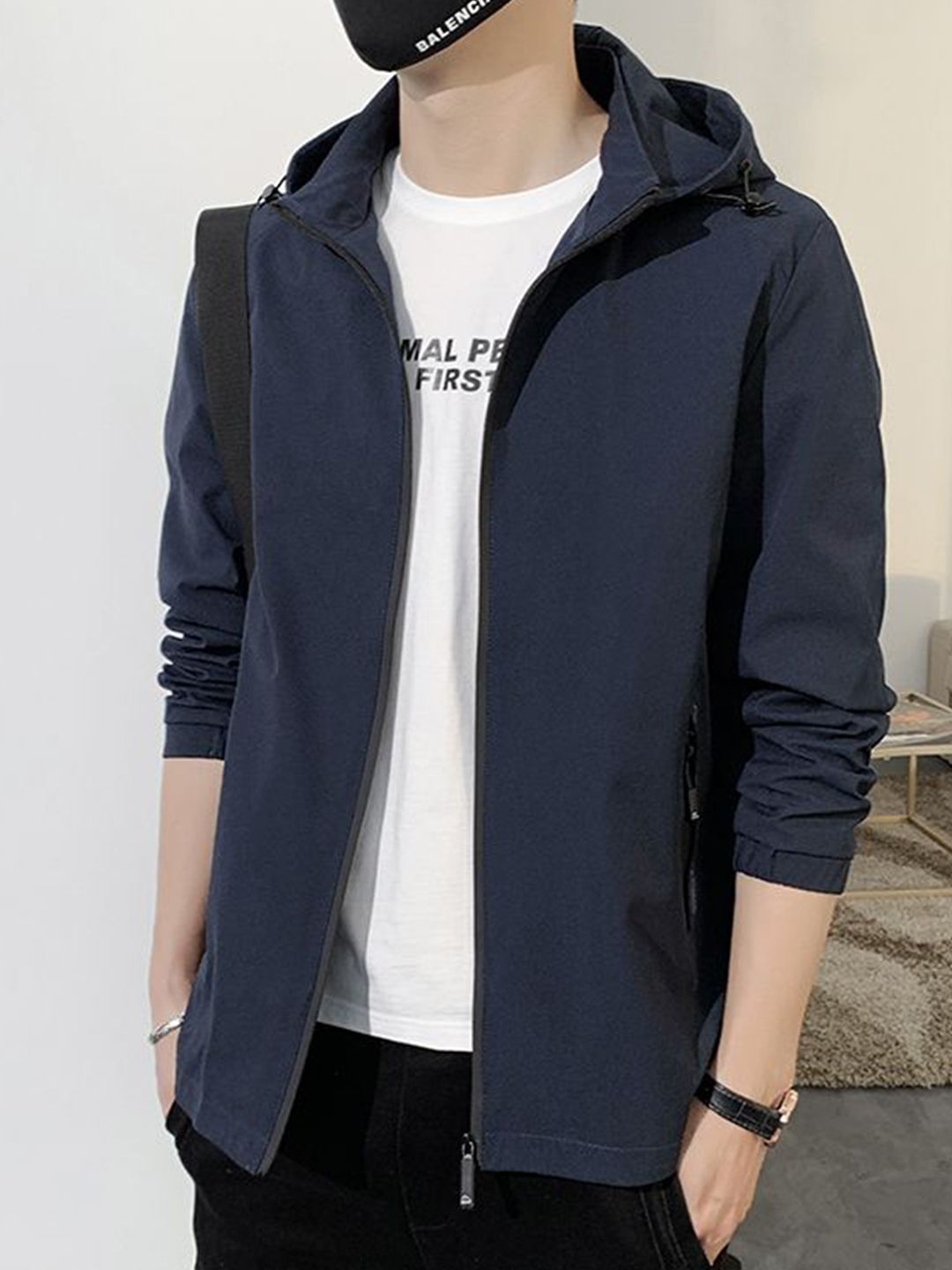 StyleCast x Revolte Men Hooded Sporty Jacket