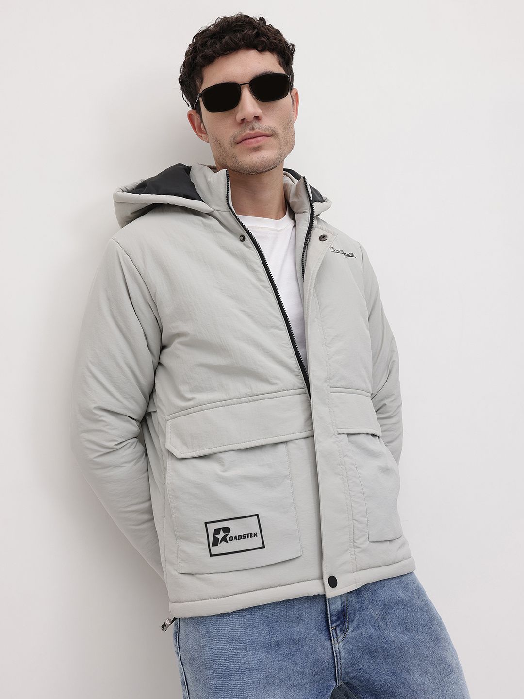 The Roadster Life Co. Men Hooded Padded Jacket