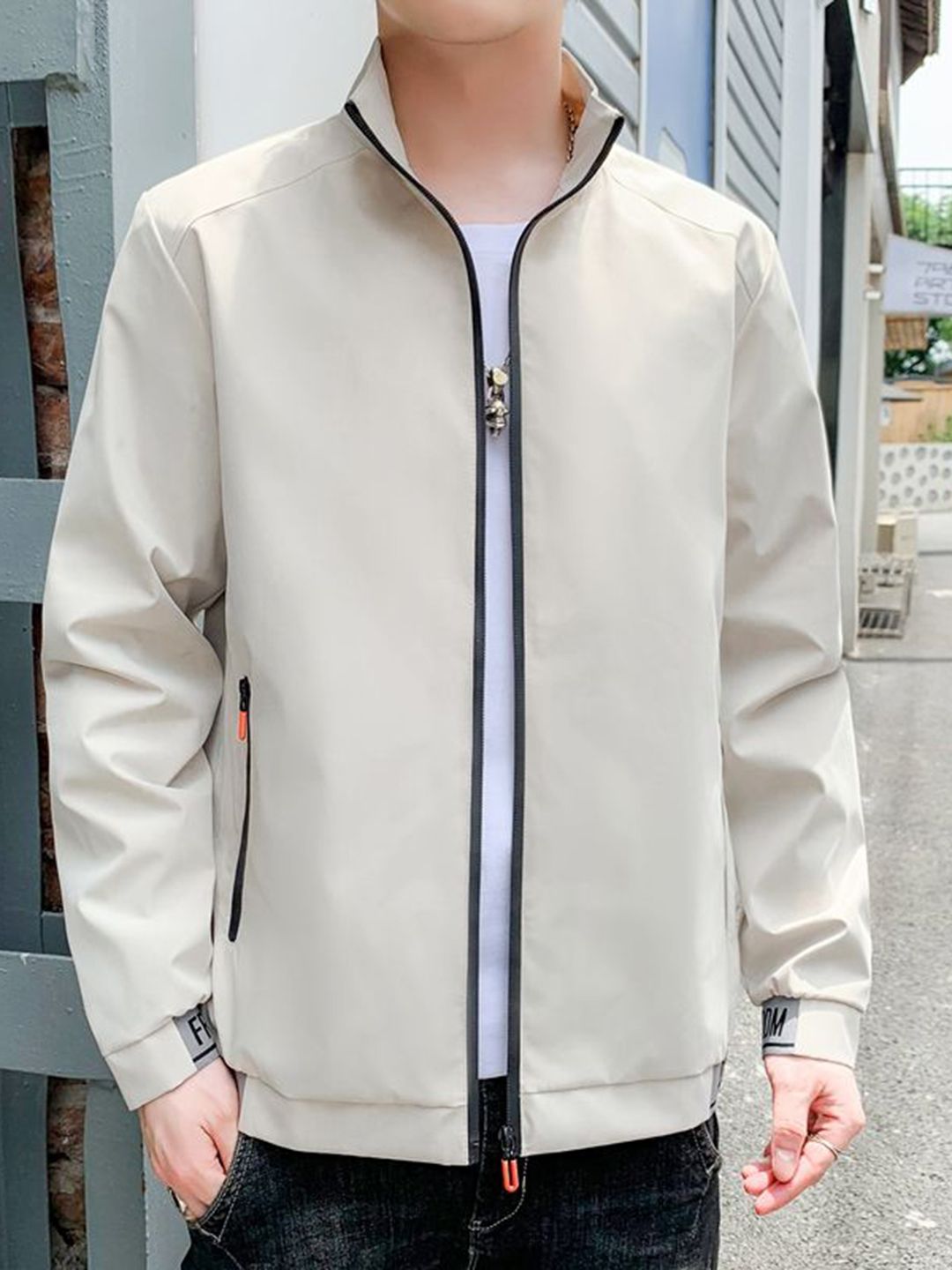 ジャケット・アウター TENDERLOIN SEERSUCKER STAND COLLAR JKT ジャケット・アウター TENDERLOIN SEERSUCKER STAND COLLAR JKT