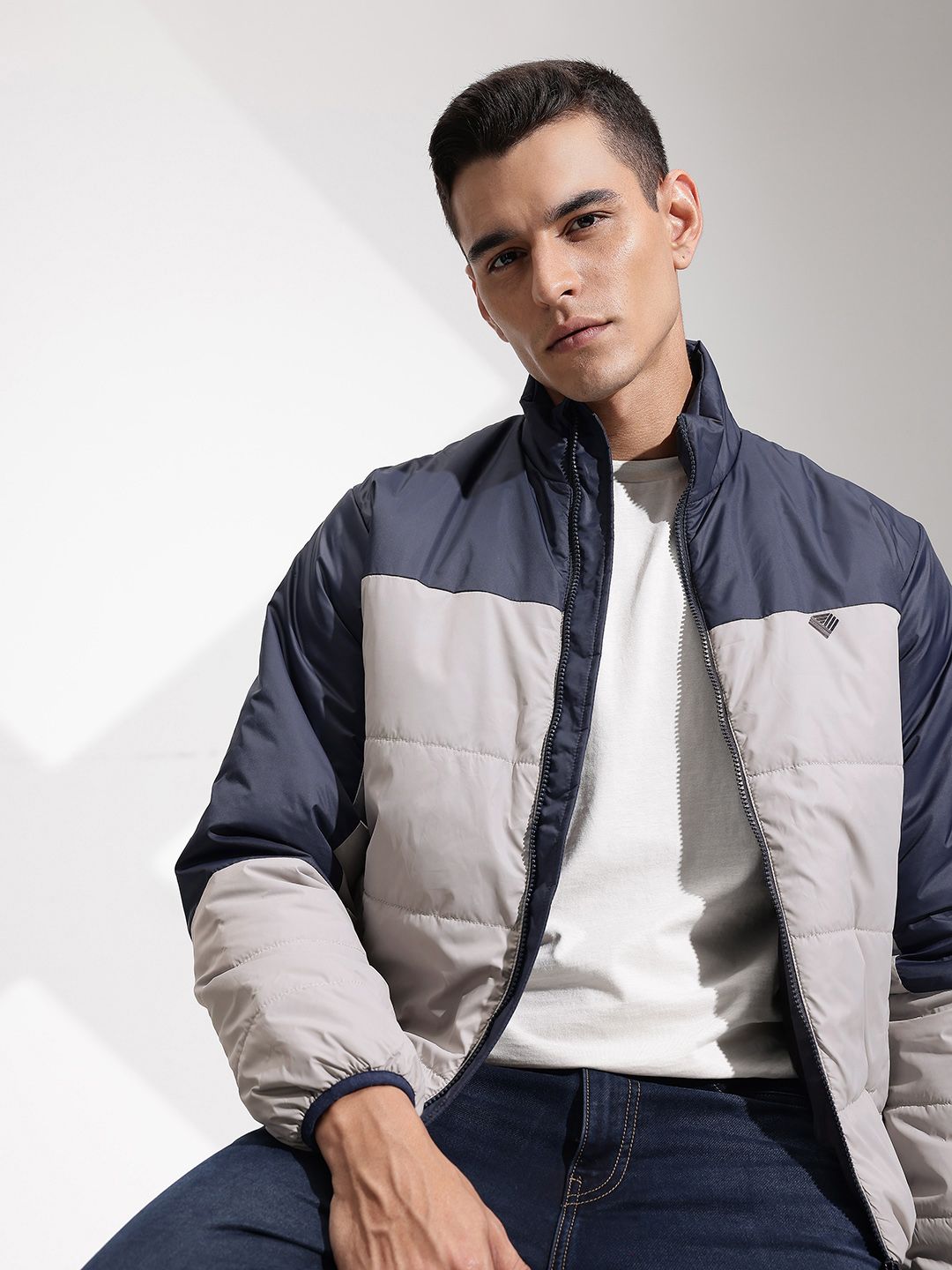 INVICTUS Colourblocked Padded Jacket